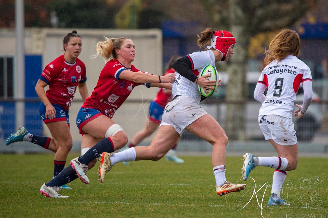  FC Grenoble Rugby - Stade Toulousain - Rugby - FFR 2024 - Élite 1 Fém - FC Grenoble (15) vs (15) Stade Toulousain RF (#FFR24E1FFCGST12) Photo by: Karine Valentin | Siuxy Sports 2024-12-07