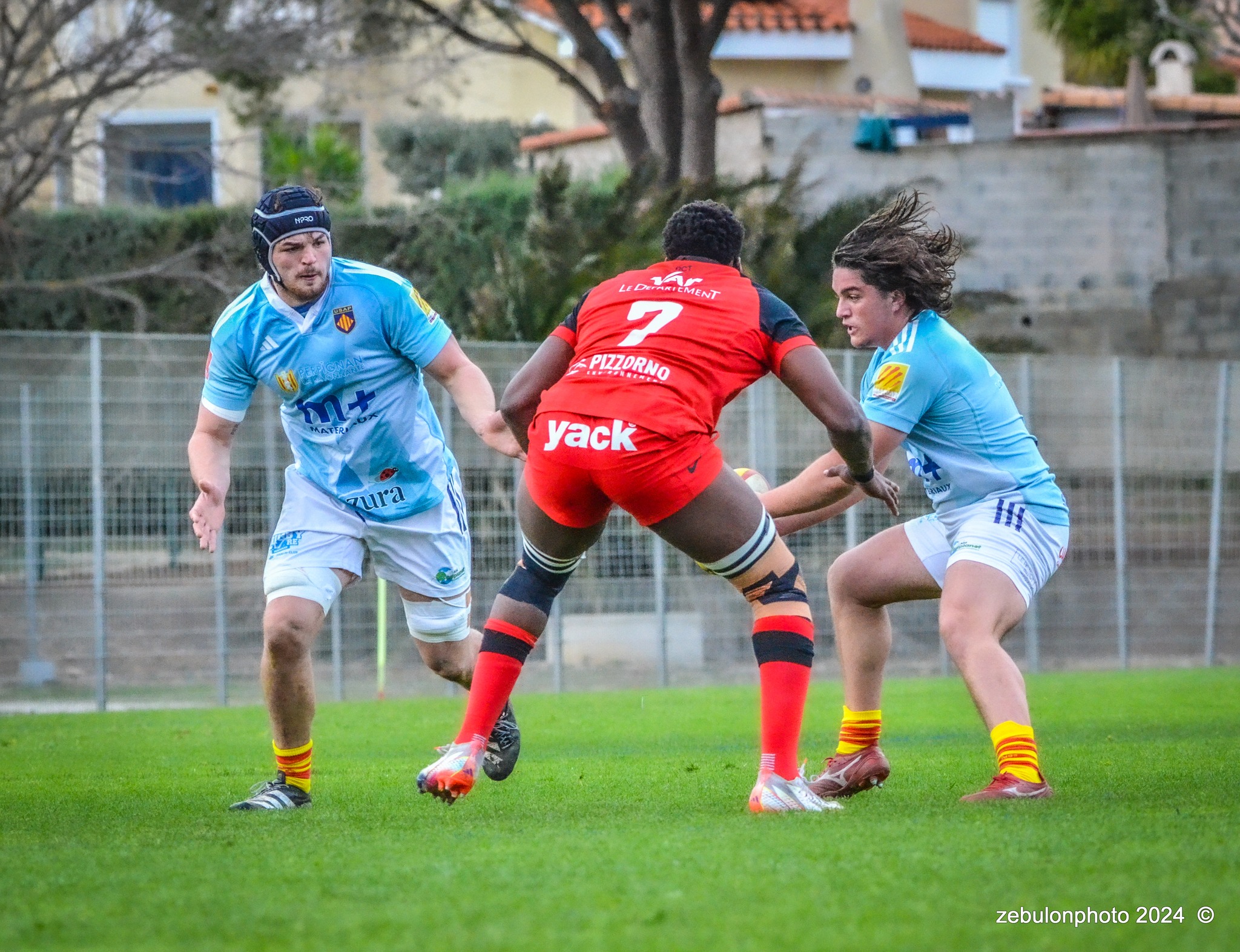  US Arlequins Perpignanais - RC Toulonnais - Rugby - Espoirs - USAP vs RCT (#ESP24USAPRCT02) Photo by: Photo Zebulon | Siuxy Sports 2024-02-10