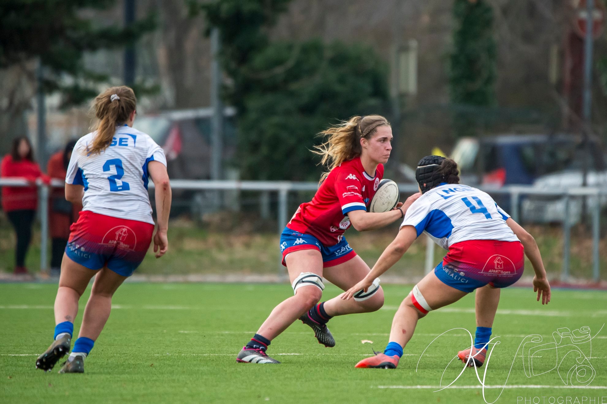 Lea CHAMPON -  FC Grenoble Rugby - Blagnac - Rugby - 2024 Élite 1 Féminine - FC Grenoble Amazones (18)  vs (13) Blagnac (#E1G24FCGBLA02) Photo by: Karine Valentin | Siuxy Sports 2024-02-18