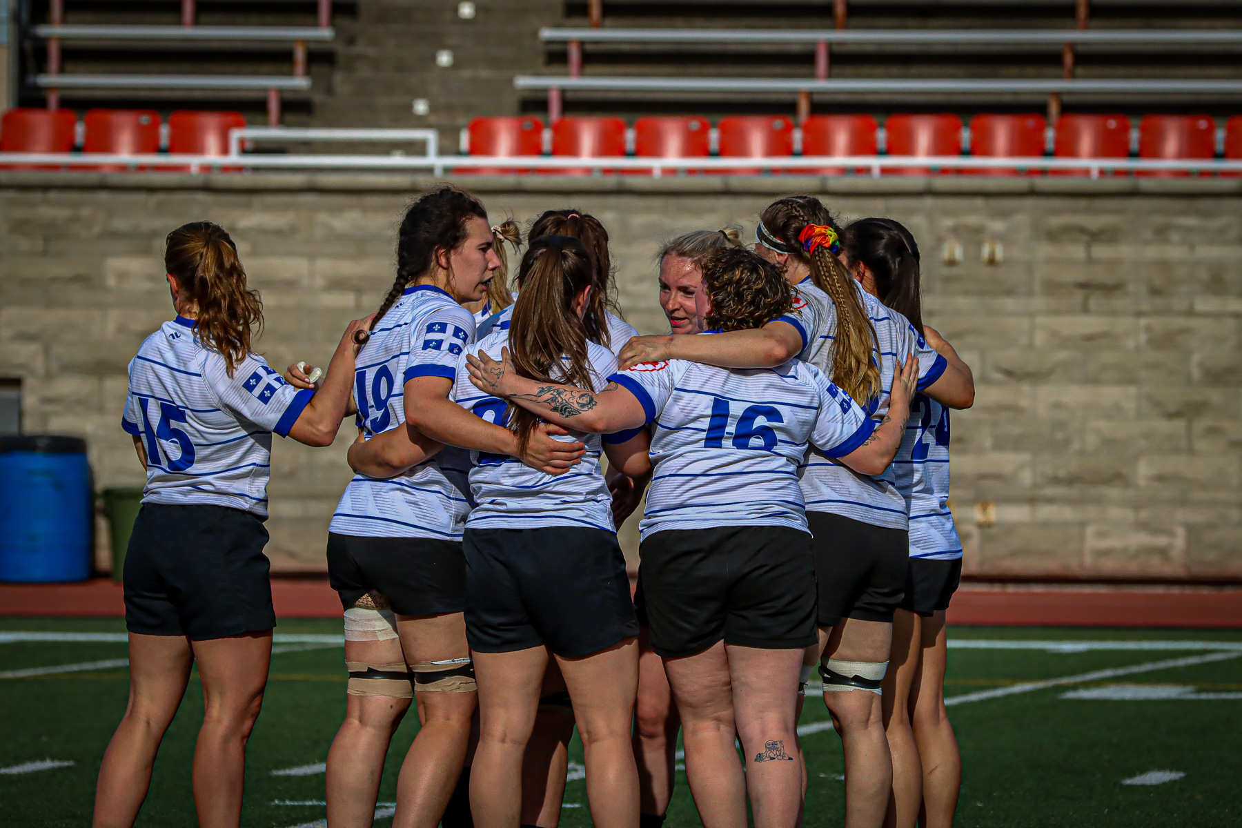  Équipe féminine - Rugby Québec - Ontario Blues (w) - Rugby - QORC-CROQ 2024 - FINALS - QUÉBEC EST (37) VS (13) ONTARIO EST - 1ST POSITION - Reel Mayarts (#QORC24QCEONE16) Photo by: Photo Mayarts | Siuxy Sports 2024-06-01