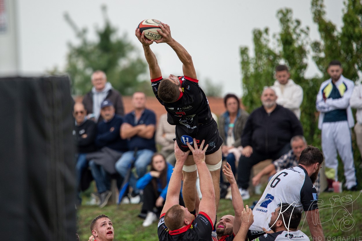  Bièvre Saint-Geoirs RC - US Vinay - Rugby - FFR 2024 Fed2 - Bievre SG vs US Vinay (#FFR24F2BSGUSV09) Photo by: Karine Valentin | Siuxy Sports 2024-09-22