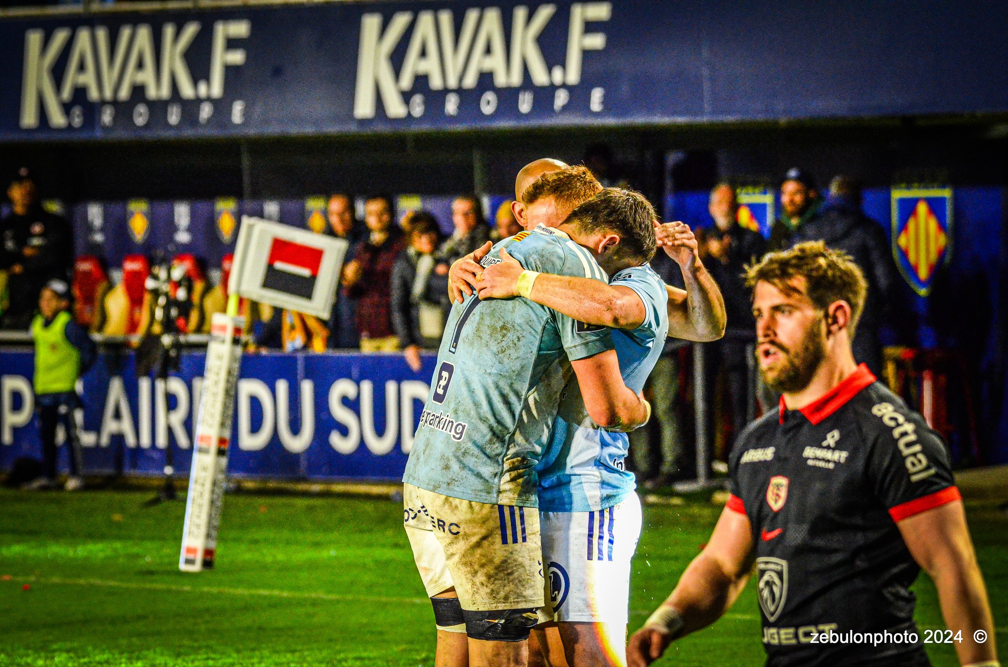  US Arlequins Perpignanais - RC Toulonnais - Rugby - TOP 14 - Perpignan (27) vs (17) RC Toulonnais (#TOP1424USAPRCT03) Photo by: Photo Zebulon | Siuxy Sports 2024-03-09