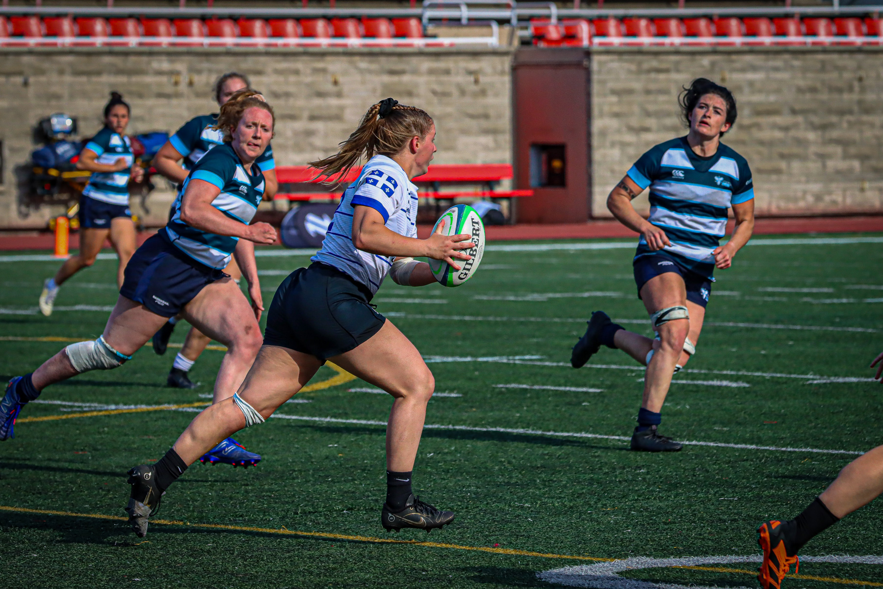  Équipe féminine - Rugby Québec - Ontario Blues (w) - Rugby - QORC-CROQ 2024 - FINALS - QUÉBEC EST (37) VS (13) ONTARIO EST - 1ST POSITION - Reel Mayarts (#QORC24QCEONE16) Photo by: Photo Mayarts | Siuxy Sports 2024-06-01