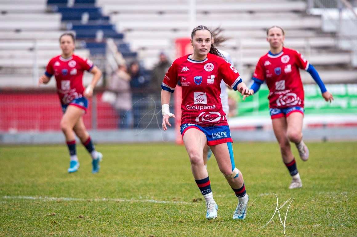  FC Grenoble Rugby - Stade Toulousain - Rugby - FFR 2024 - Élite 1 Fém - FC Grenoble (15) vs (15) Stade Toulousain RF (#FFR24E1FFCGST12) Photo by: Karine Valentin | Siuxy Sports 2024-12-07