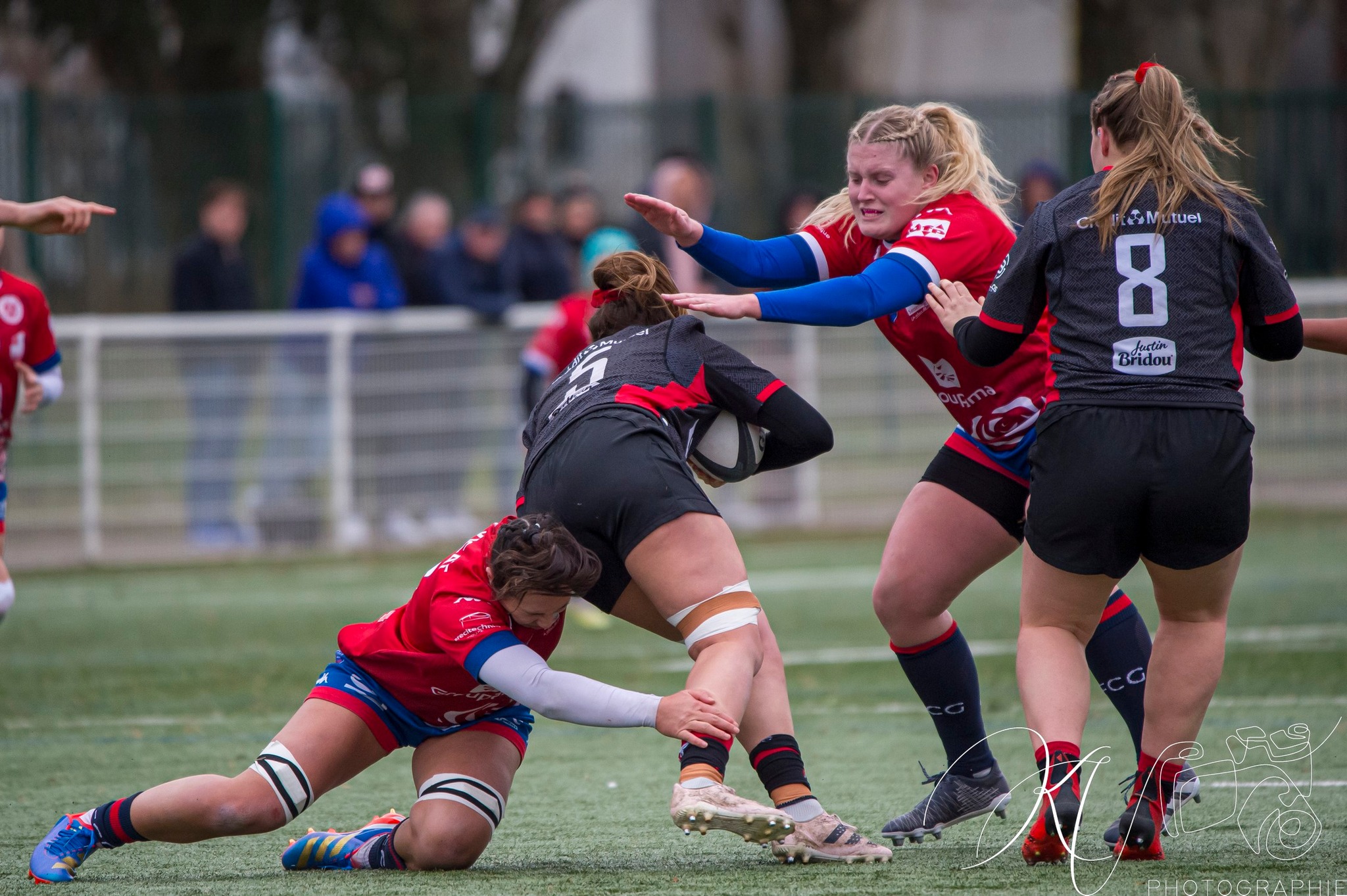  Lyon Olympique Universitaire - FC Grenoble Rugby - Rugby - Elite 1 2023 - Lyon O.U. (39) vs (14) FC Grenoble (#EL124LOUFCG02) Photo by: Karine Valentin | Siuxy Sports 2024-02-24