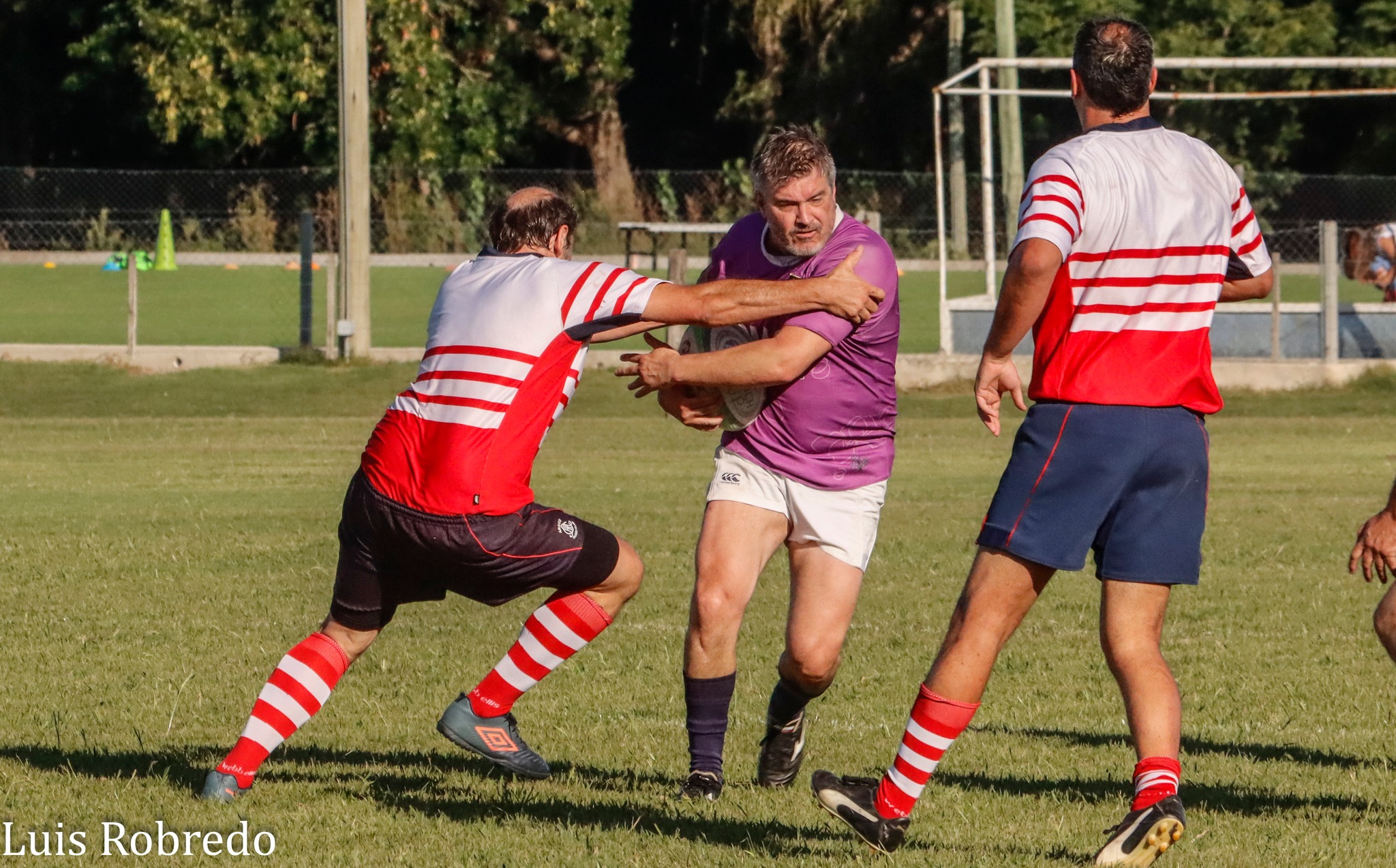  Areco Rugby Club - Club Champagnat - RugbyV - 6TO ENCUENTRO DE VETERANOS DEL ARECO RUGBY CLUB - Areco vs Champagnat (#2024ENCVETARCCHA03) Photo by: Luis Robredo | Siuxy Sports 2024-03-09