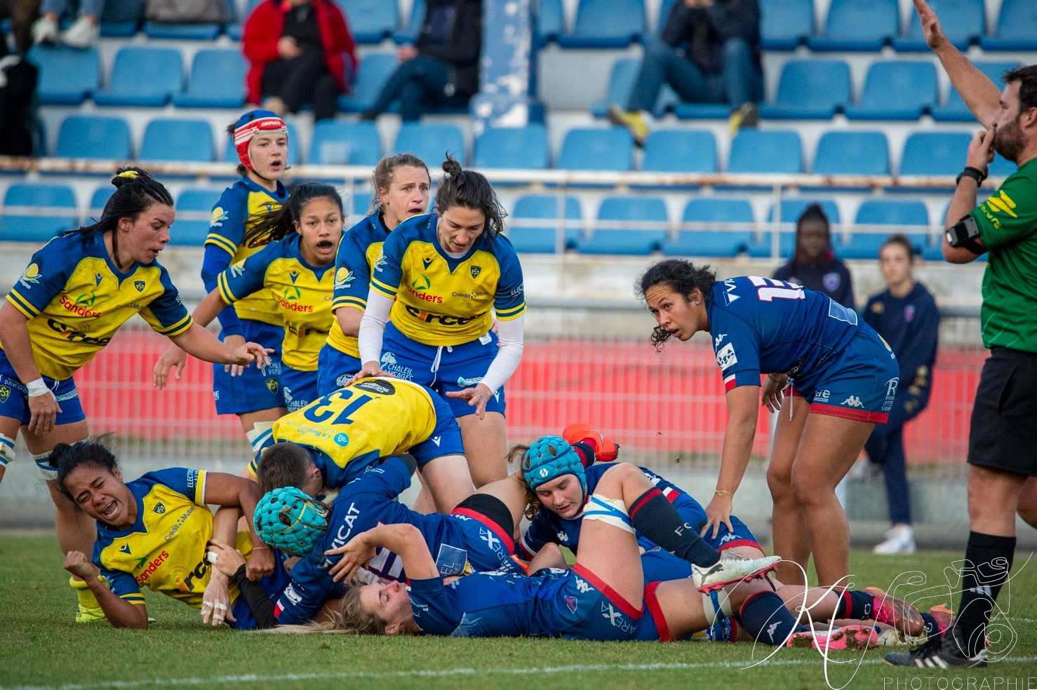  ASM Romagnat rugby féminin - FC Grenoble Rugby - Rugby - FFR 2024 Elite 1 Fém - ASM Romagnat (32) vs (8) Amazones FC Grenoble  (#FFR24E1FASMRFCG11) Photo by: Karine Valentin | Siuxy Sports 2024-11-17