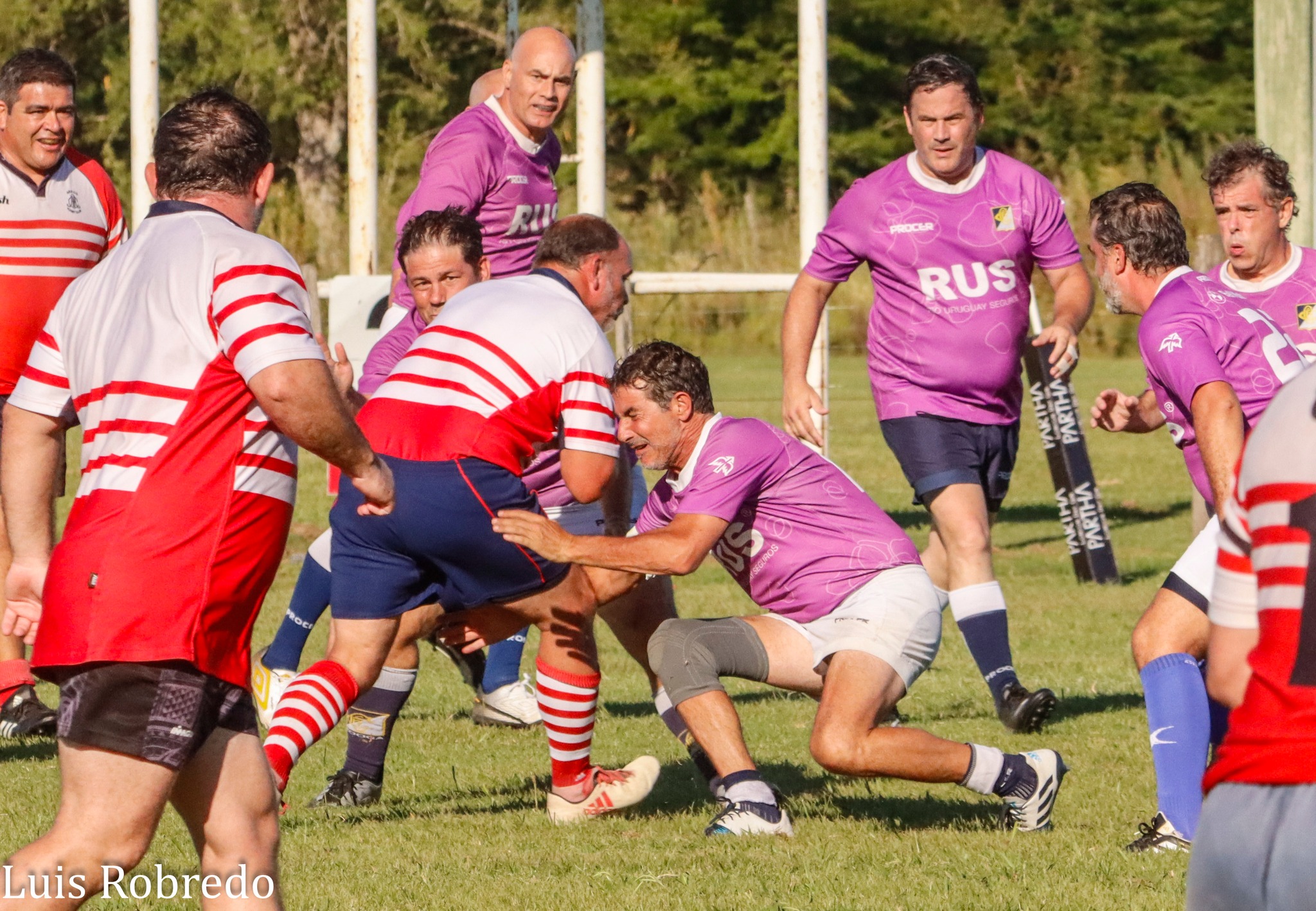  Areco Rugby Club - Club Champagnat - RugbyV - 6TO ENCUENTRO DE VETERANOS DEL ARECO RUGBY CLUB - Areco vs Champagnat (#2024ENCVETARCCHA03) Photo by: Luis Robredo | Siuxy Sports 2024-03-09