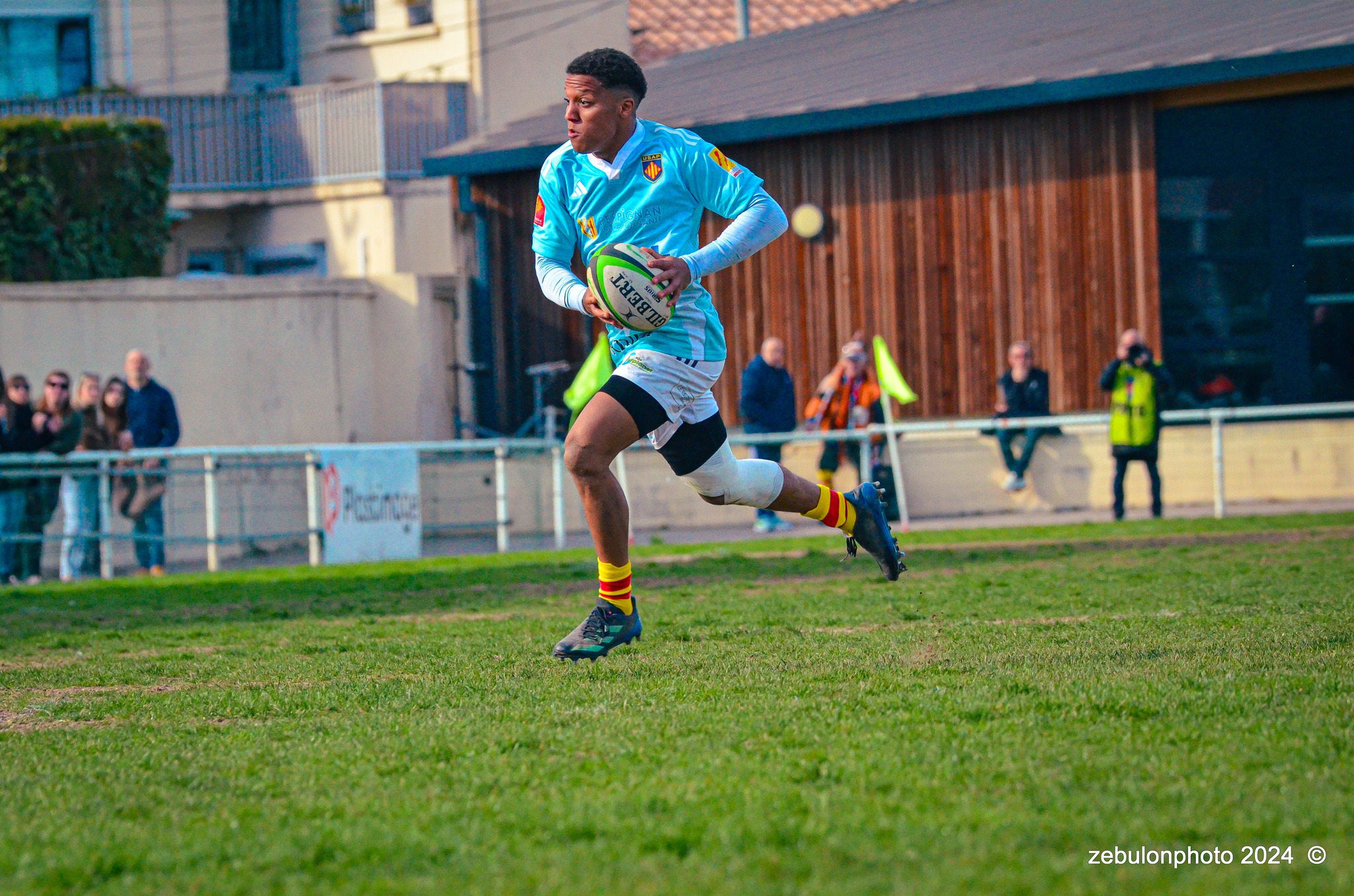  Racing Club Narbonnais - US Arlequins Perpignanais - Rugby - Espoirs - Narbonne vs USAP (#ESP24RCNUSAP02) Photo by: Photo Zebulon | Siuxy Sports 2024-02-17