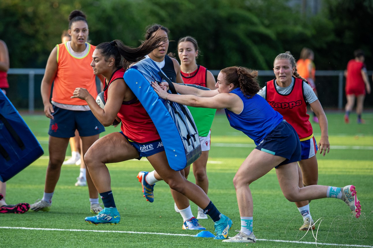  FC Grenoble Rugby -  - Rugby - ENTRAINEMENT FCG Amazones DU 24 août 2024 (#FCG24ENT2408) Photo by: Karine Valentin | Siuxy Sports 2024-08-24