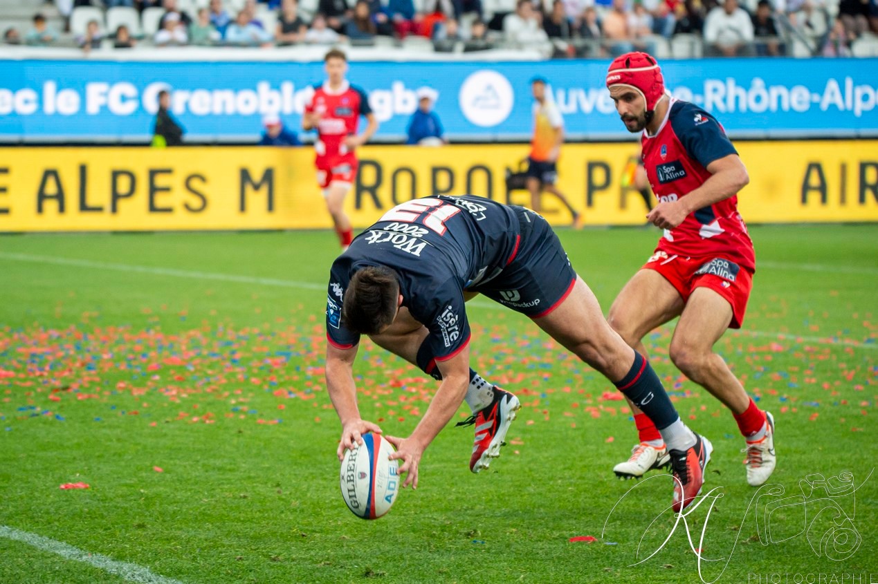  FC Grenoble Rugby - Stade Aurillacois - Rugby - FFR - 2024 PRO D2 - FC Grenoble (55) vs (10) Aurillac (#PD224T14FCGAUR04) Photo by: Karine Valentin | Siuxy Sports 2024-04-12