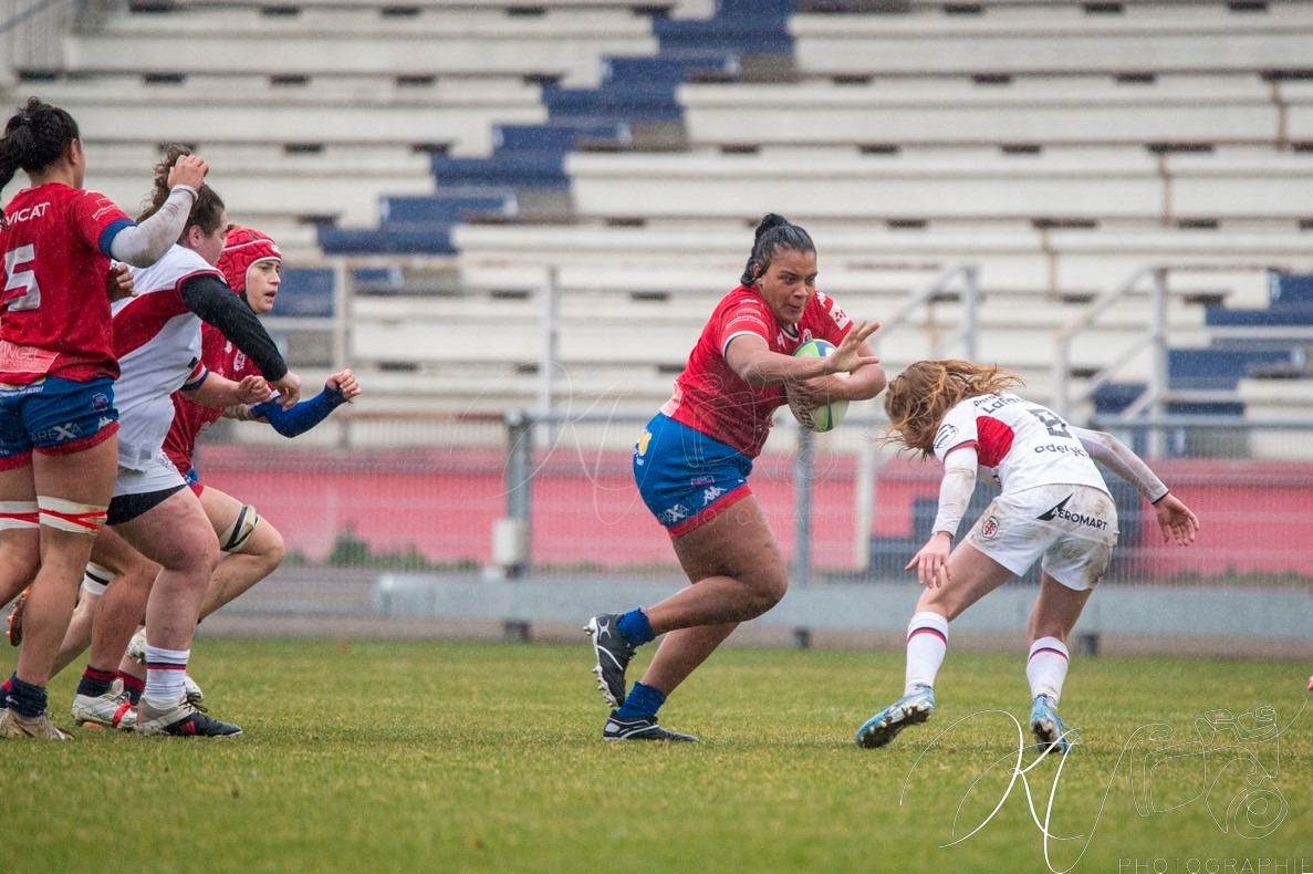  FC Grenoble Rugby - Stade Toulousain - Rugby - FFR 2024 - Élite 1 Fém - FC Grenoble (15) vs (15) Stade Toulousain RF (#FFR24E1FFCGST12) Photo by: Karine Valentin | Siuxy Sports 2024-12-07