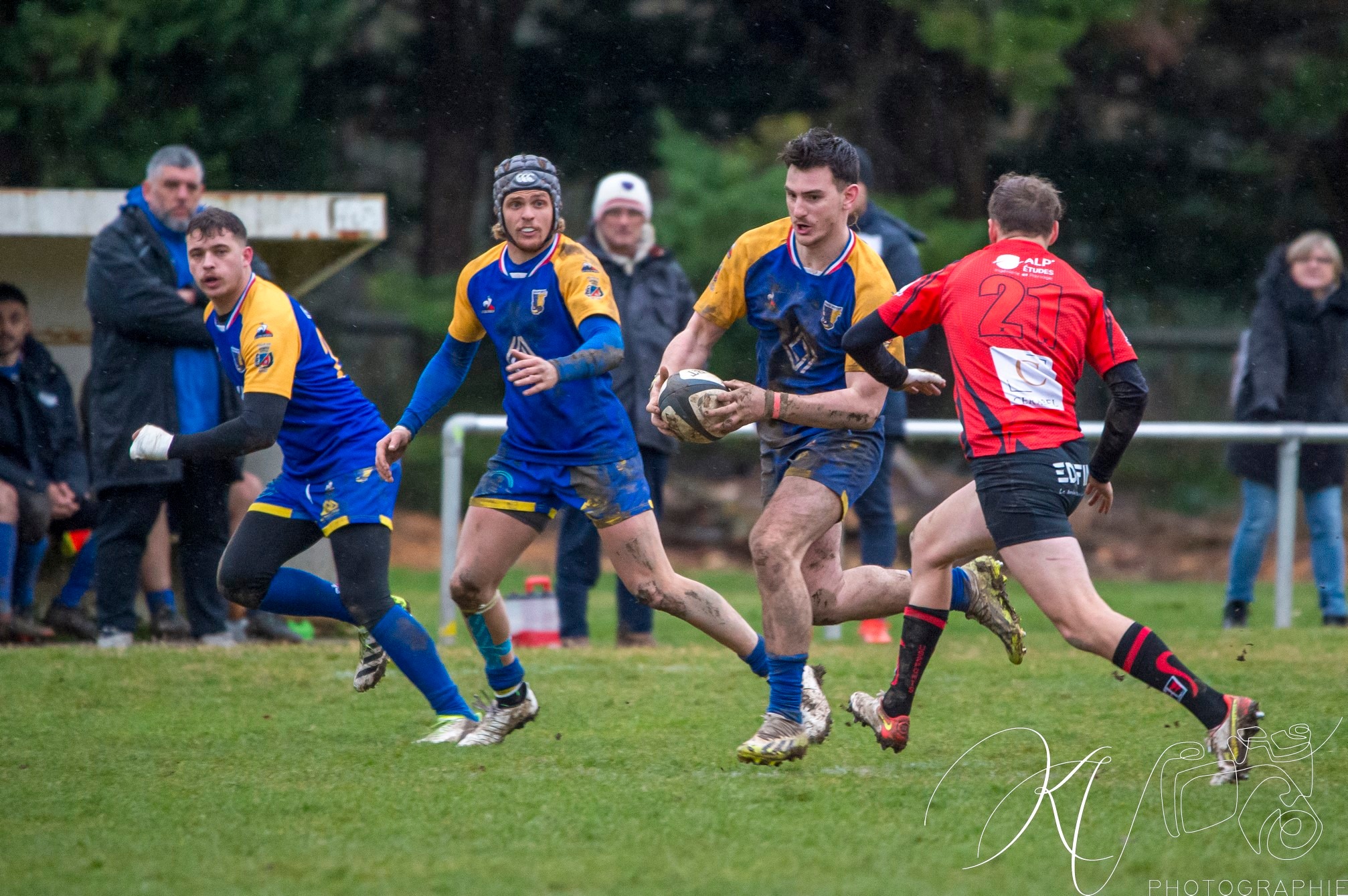  US Deux Ponts - US Renage Rives Rugby - Rugby - Fed2 2024 - US Deux Ponts vs Renage Rives (#F224US2PRRR03) Photo by: Karine Valentin | Siuxy Sports 2024-03-03