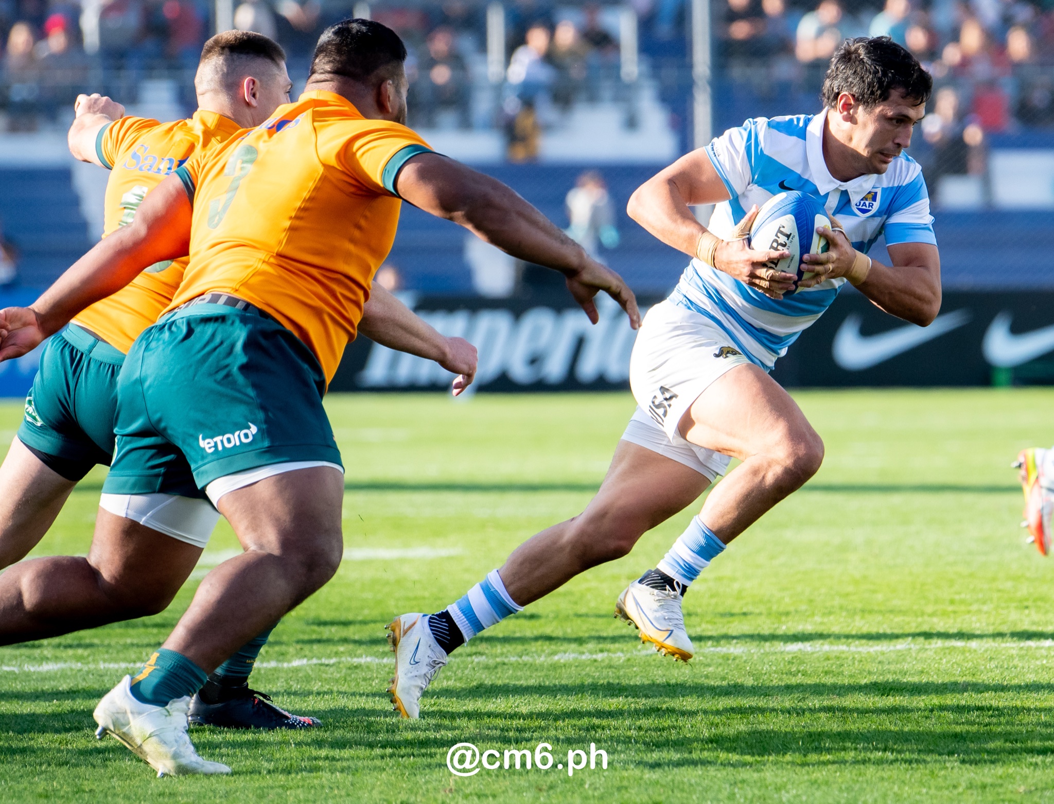  Selección Argentina de Rugby XV - Australia national rugby union team (M) - Rugby - Rugby Championship - Pumas (26) vs (41) Australia - Mendoza - Reel A (#RCH22ARGAUSa07) Photo by: Christian Mas | Siuxy Sports 2022-07-06