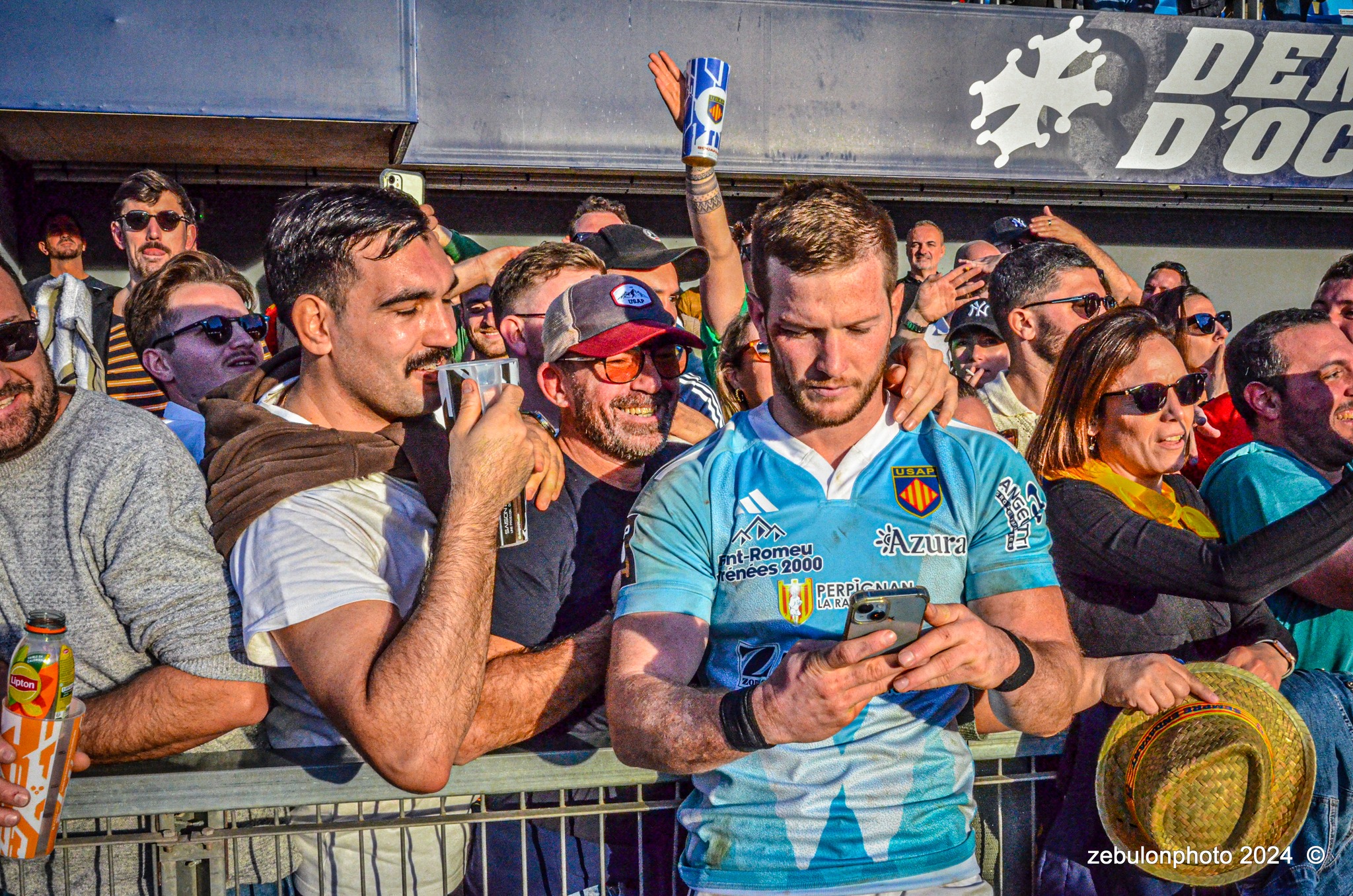  US Arlequins Perpignanais - Racing 92 - Rugby - TOP 14 - Perpignan (26) vs (5) Racing 92 (#TOP1424USAPR9202) Photo by: Photo Zebulon | Siuxy Sports 2024-02-03