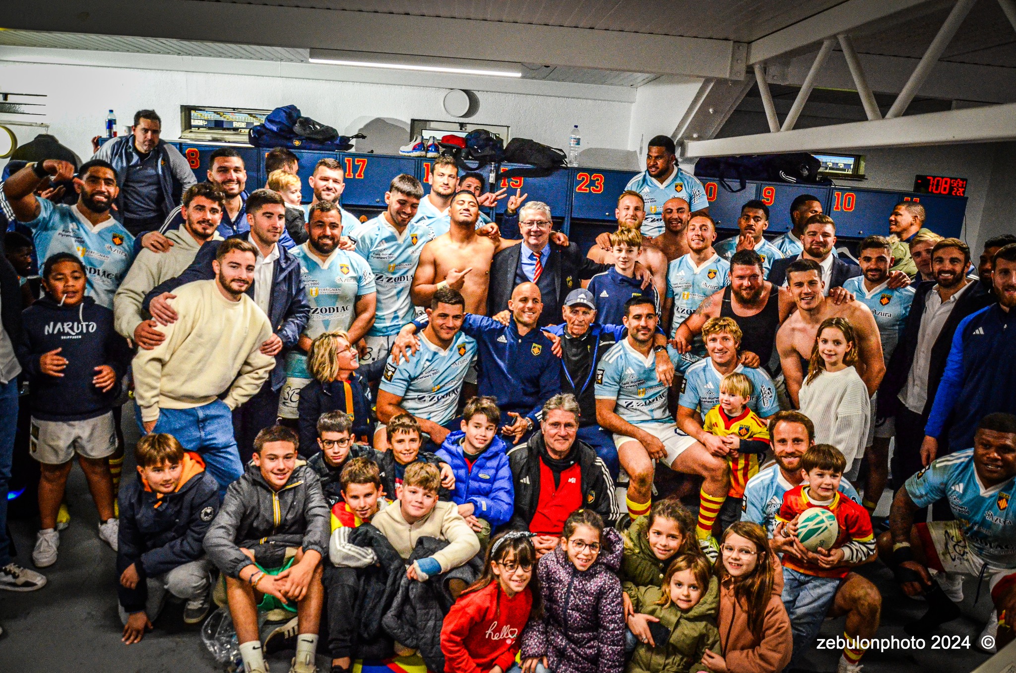  US Arlequins Perpignanais - Stade Rochelais - Rugby - TOP 14 - Perpignan (27) vs (15) La Rochelle (#TOP12USAPSR02) Photo by: Photo Zebulon | Siuxy Sports 2024-02-24