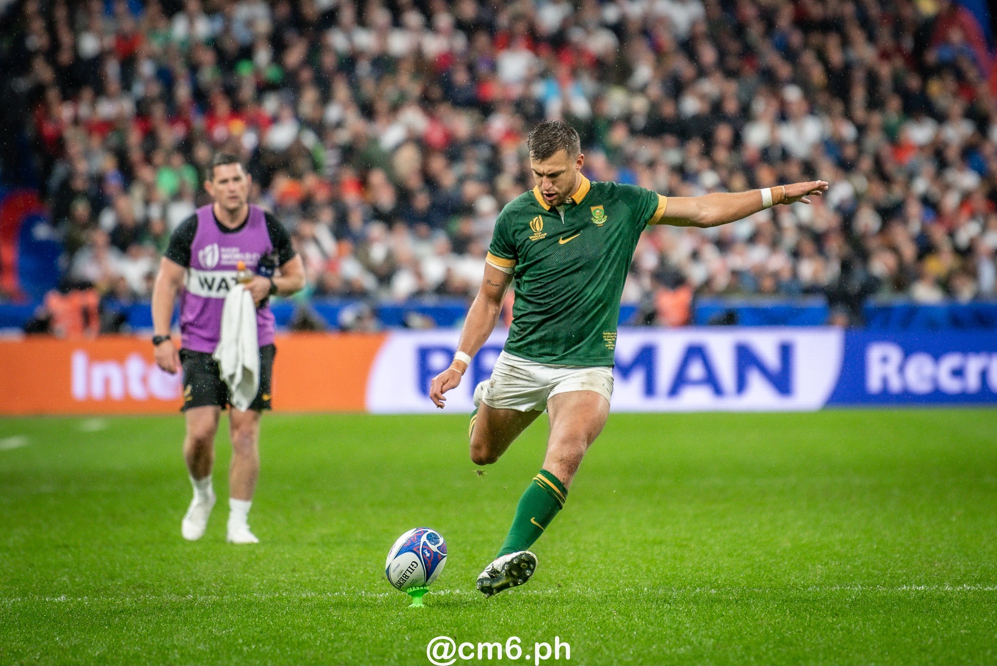  England national rugby union team - South Africa national rugby union team - Rugby - RWC 2023 - England (15) vs (16) South Africa (#RWC23ENGSAF10) Photo by: Christian Mas | Siuxy Sports 2023-10-21