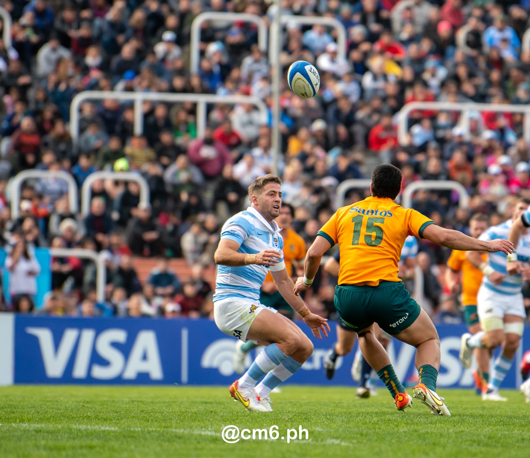 Selección Argentina de Rugby XV - Australia national rugby union team (M) - Rugby - Rugby Championship - Pumas (26) vs (41) Australia - Mendoza - Reel B (#RCH22ARGAUSb07) Photo by: Christian Mas | Siuxy Sports 2022-07-06