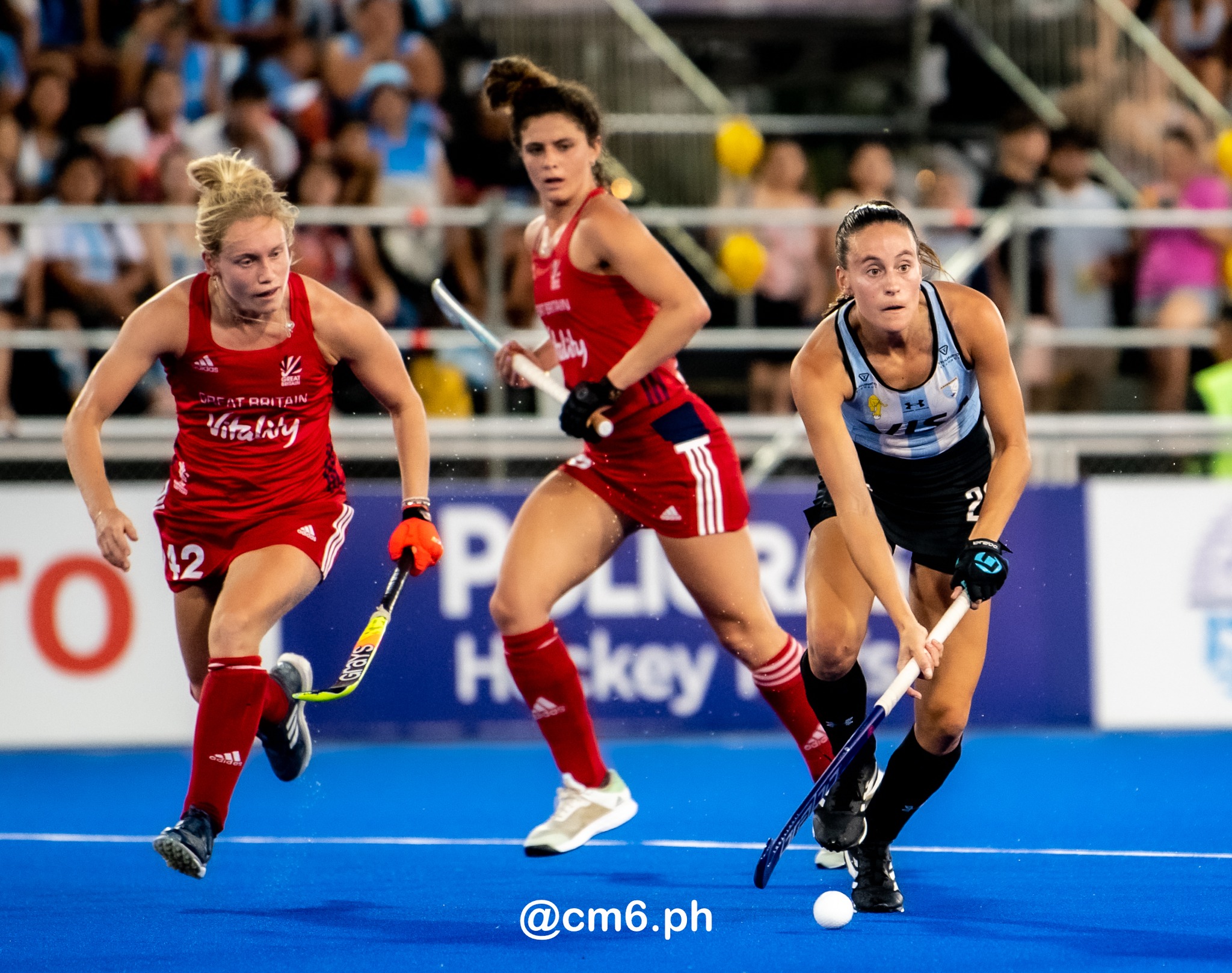 Eugenia TRINCHINETTI -  Selección femenina de hockey sobre césped de Argentina - England women's national field hockey team - Field hockey - FIH PRO LEAGUE 2022-2023 - Argentina(3) vs (0) Great Britain (#FIHPF22ARGGBR12) Photo by: Christian Mas | Siuxy Sports 2022-12-15