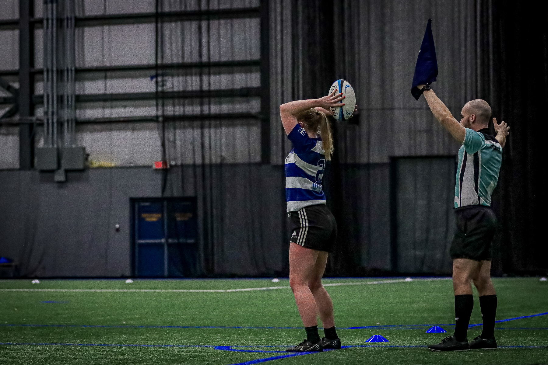 Carolane LARIVIÈRE -  Équipe féminine - Rugby Québec -  - Rugby - QORC-CROQ 2024 - Québec Est (22) vs (16) Québec Ouest  (#RQ24CROQESTOUE04) Photo by: Photo Mayarts | Siuxy Sports 2024-04-01