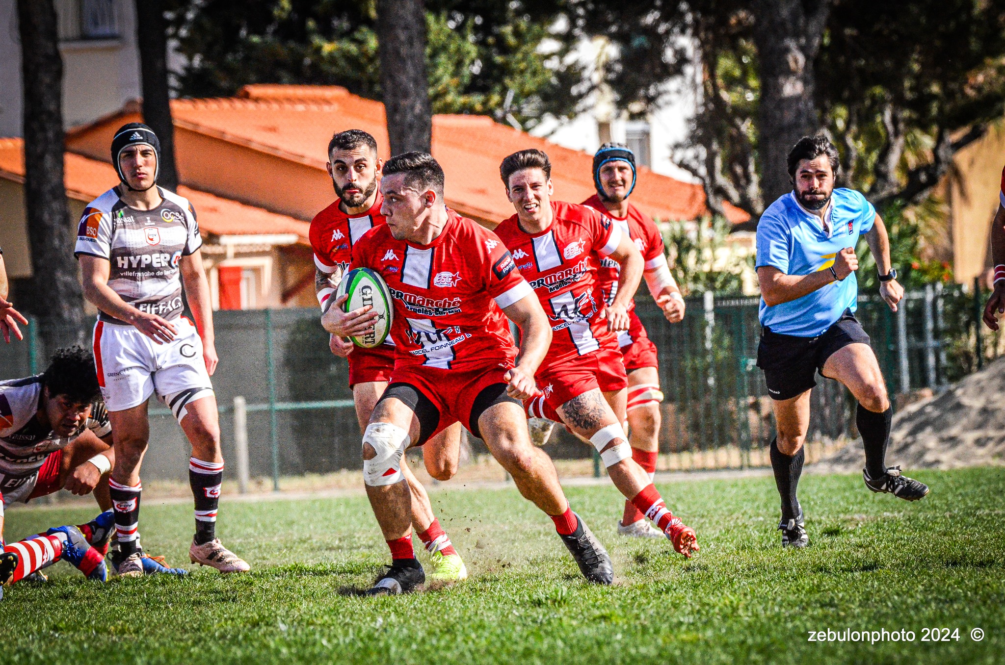  Étoile Sportive Catalane - Football Club Villefranchois - Lauragais - Rugby - FFR -  Fed 2 2024 - Etoile Sportive Catalane vs FC Villefranchois (#FFR24F2ESCFCV03) Photo by: Photo Zebulon | Siuxy Sports 2024-03-23