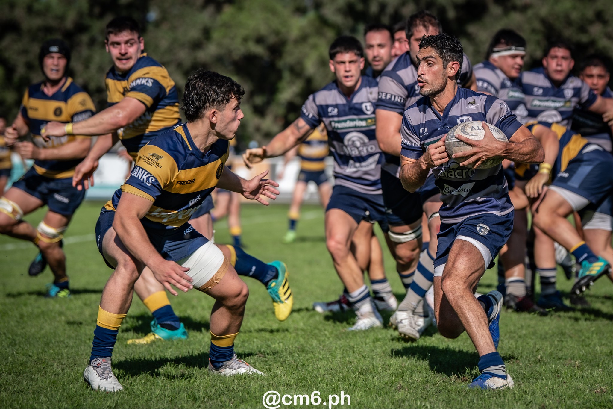  Universitario Rugby Club - Tucuman - Club Gimnasia y Esgrima de Rosario - Rugby - UAR - Torneo del Interior - Universitario (37) vs (34) Gimnasia y Esgrima de Rosario (#UAR23TDIUNIGER10) Photo by: Christian Mas | Siuxy Sports 2023-10-28