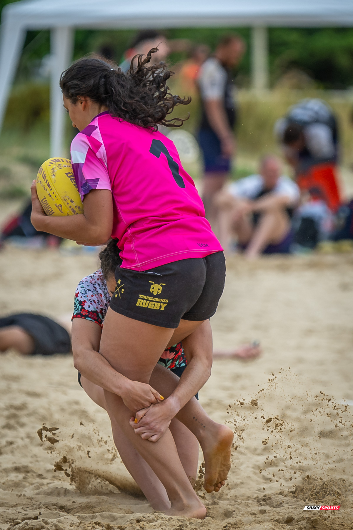  Universitario de Cantabria Rugby Club - Santoña Rugby Club - Rugby Playa - Circuito International del Cantabrico de Rugby Playa - IV Torneo Internacional de Laredo (#2024RugbyPlayaIVLaredo) Photo by: Fredy Monfoto | Siuxy Sports 2024-07-13
