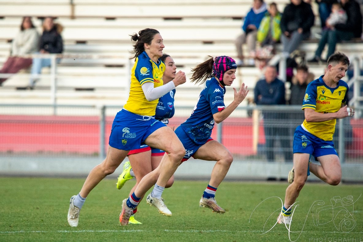  ASM Romagnat rugby féminin - FC Grenoble Rugby - Rugby - FFR 2024 Elite 1 Fém - ASM Romagnat (32) vs (8) Amazones FC Grenoble  (#FFR24E1FASMRFCG11) Photo by: Karine Valentin | Siuxy Sports 2024-11-17