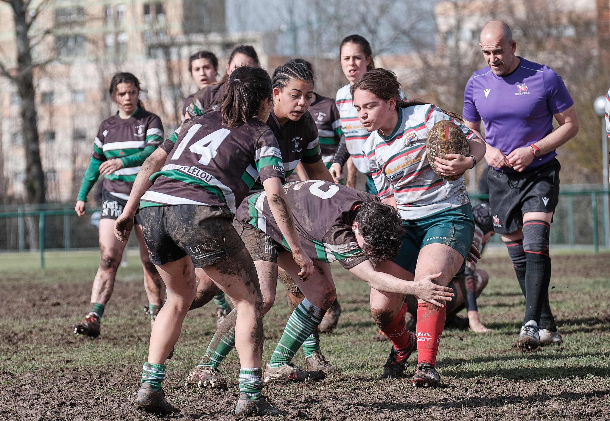  La Única Rugby Taldea - Iruña Rugby Club - Rugby - FER 2024 - La Unica RT vs Iruña Rugby Club - Neskak (#FER24UNIIRU02) Photo by: Javier Arregui | Siuxy Sports 2024-02-10