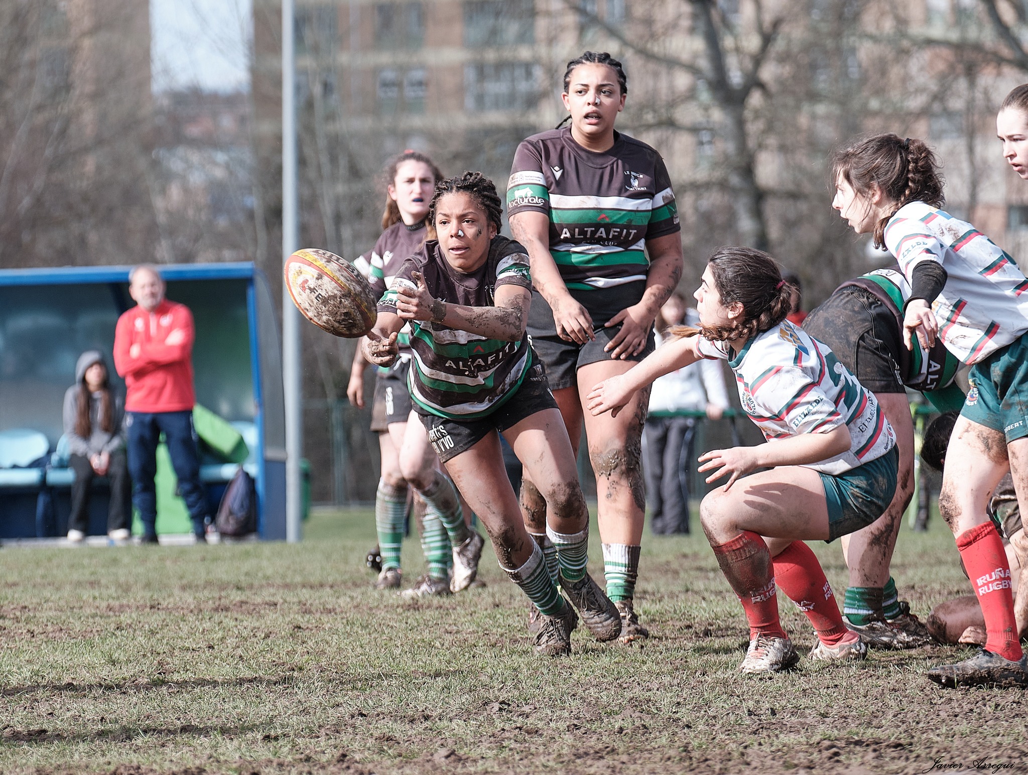  La Única Rugby Taldea - Iruña Rugby Club - Rugby - FER 2024 - La Unica RT vs Iruña Rugby Club - Neskak (#FER24UNIIRU02) Photo by: Javier Arregui | Siuxy Sports 2024-02-10