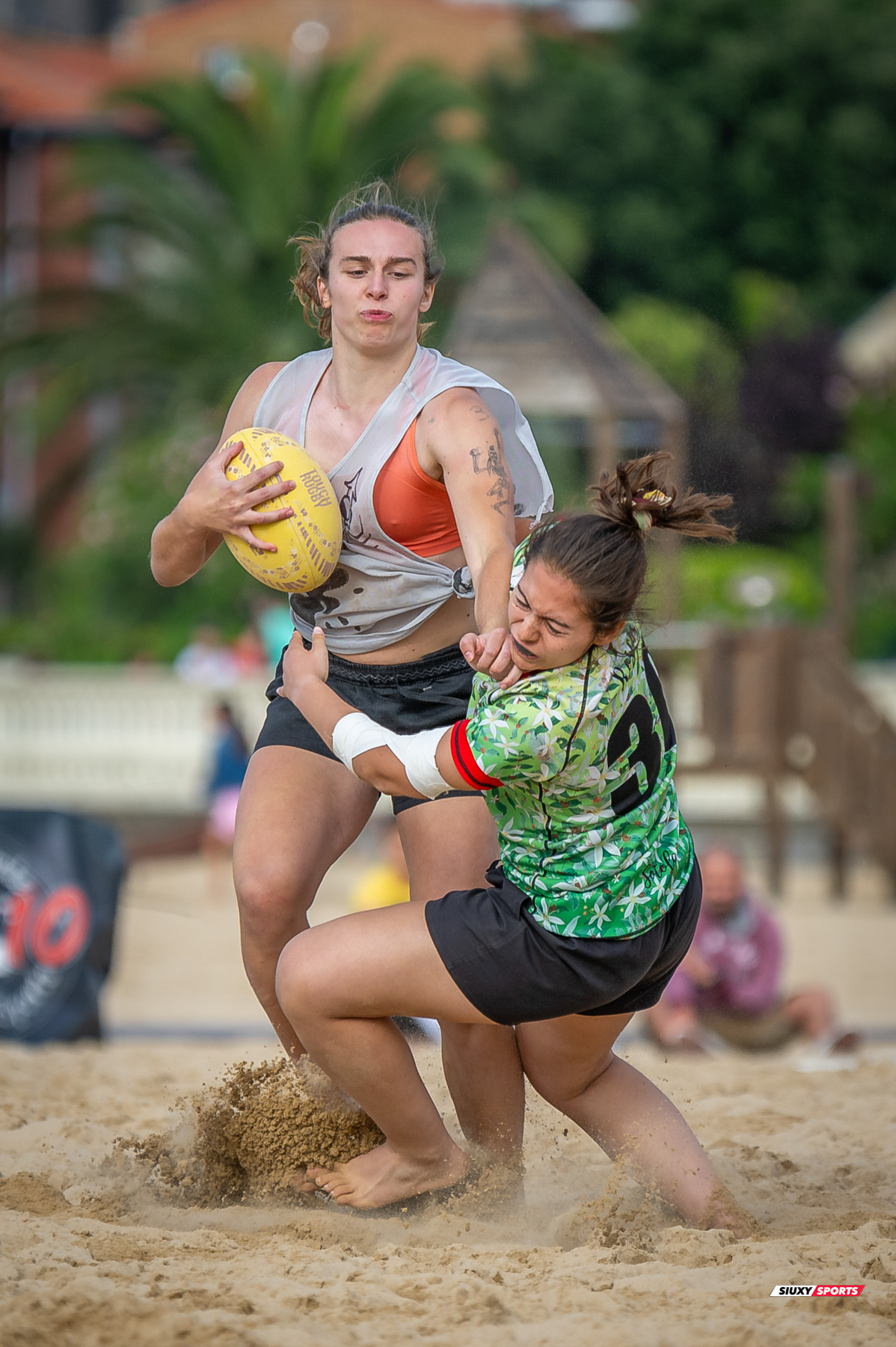  Universitario de Cantabria Rugby Club - Santoña Rugby Club - Rugby Playa - Circuito International del Cantabrico de Rugby Playa - IV Torneo Internacional de Laredo (#2024RugbyPlayaIVLaredo) Photo by: Fredy Monfoto | Siuxy Sports 2024-07-13