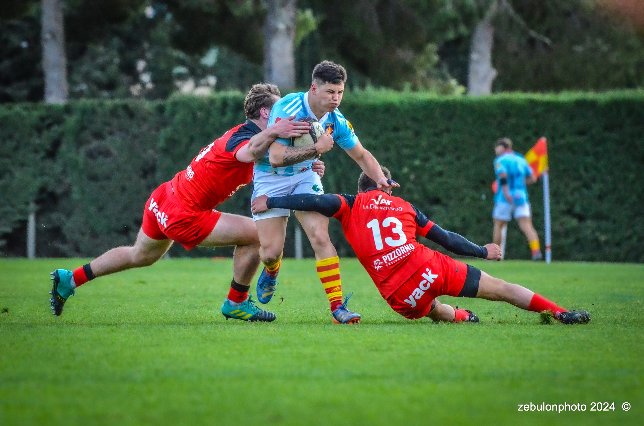  US Arlequins Perpignanais - RC Toulonnais - Rugby - Espoirs - USAP vs RCT (#ESP24USAPRCT02) Photo by: Photo Zebulon | Siuxy Sports 2024-02-10