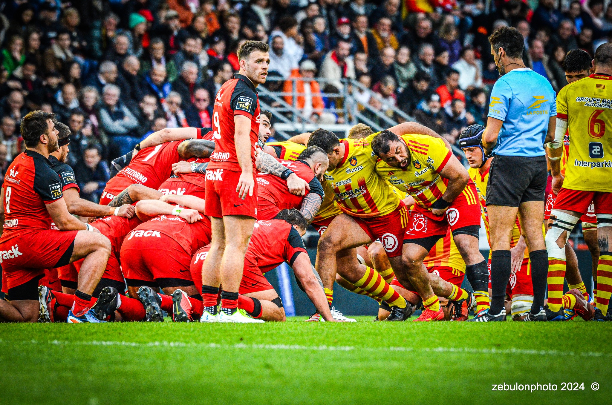  RC Toulonnais - US Arlequins Perpignanais - Rugby - TOP 14 - Toulon (44) vs (22) Perpignan (#TOP1424RCTUSAP03) Photo by: Photo Zebulon | Siuxy Sports 2024-03-02