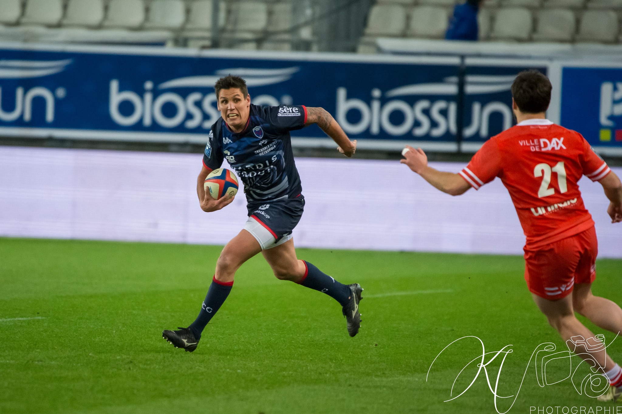 Romain BARTHÉLÉMY -  FC Grenoble Rugby - US Dax - Rugby - Pro D2 - FC Grenoble (24) vs (27) US Dax (#PD224FCGDAX01) Photo by: Karine Valentin | Siuxy Sports 2024-01-19