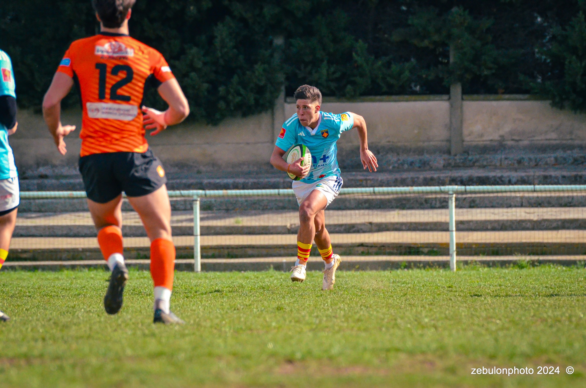  Racing Club Narbonnais - US Arlequins Perpignanais - Rugby - Espoirs - Narbonne vs USAP (#ESP24RCNUSAP02) Photo by: Photo Zebulon | Siuxy Sports 2024-02-17