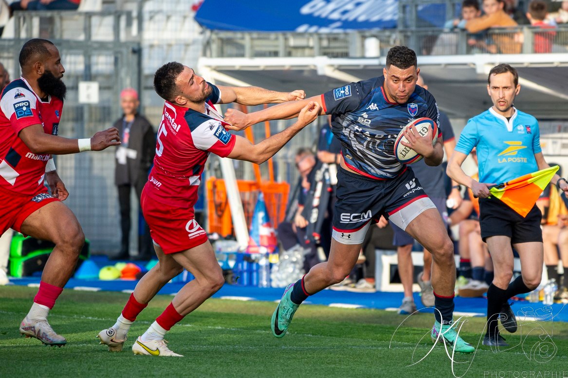  FC Grenoble Rugby - Stade Aurillacois - Rugby - FFR - 2024 PRO D2 - FC Grenoble (55) vs (10) Aurillac (#PD224T14FCGAUR04) Photo by: Karine Valentin | Siuxy Sports 2024-04-12