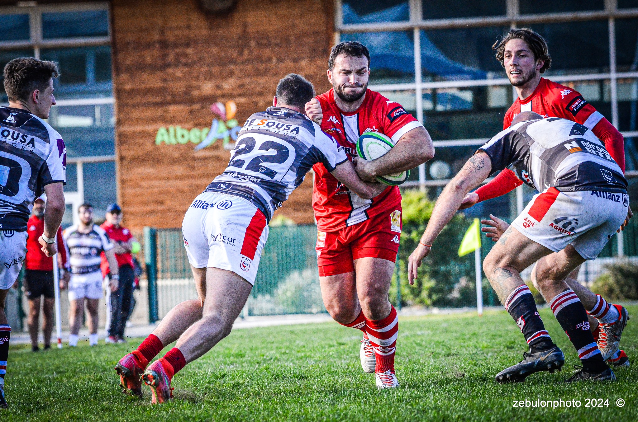  Étoile Sportive Catalane - Football Club Villefranchois - Lauragais - Rugby - FFR -  Fed 2 2024 - Etoile Sportive Catalane vs FC Villefranchois (#FFR24F2ESCFCV03) Photo by: Photo Zebulon | Siuxy Sports 2024-03-23