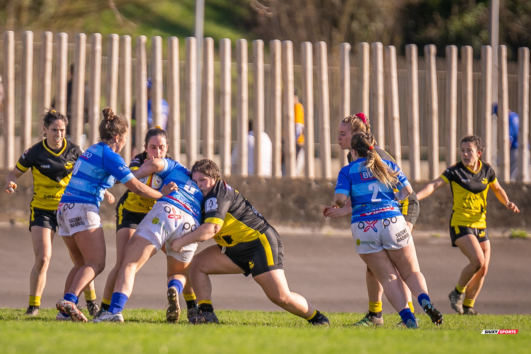 Getxo Artea Rugby Taldea - Club de Rugby Cisneros - Rugby - FER 2024 - DHB F - Getxo Neskak Rt (25) vs (13) Cisneros (#FER24DHBGNCIS02) Photo by: Fredy Monfoto | Siuxy Sports 2024-02-17