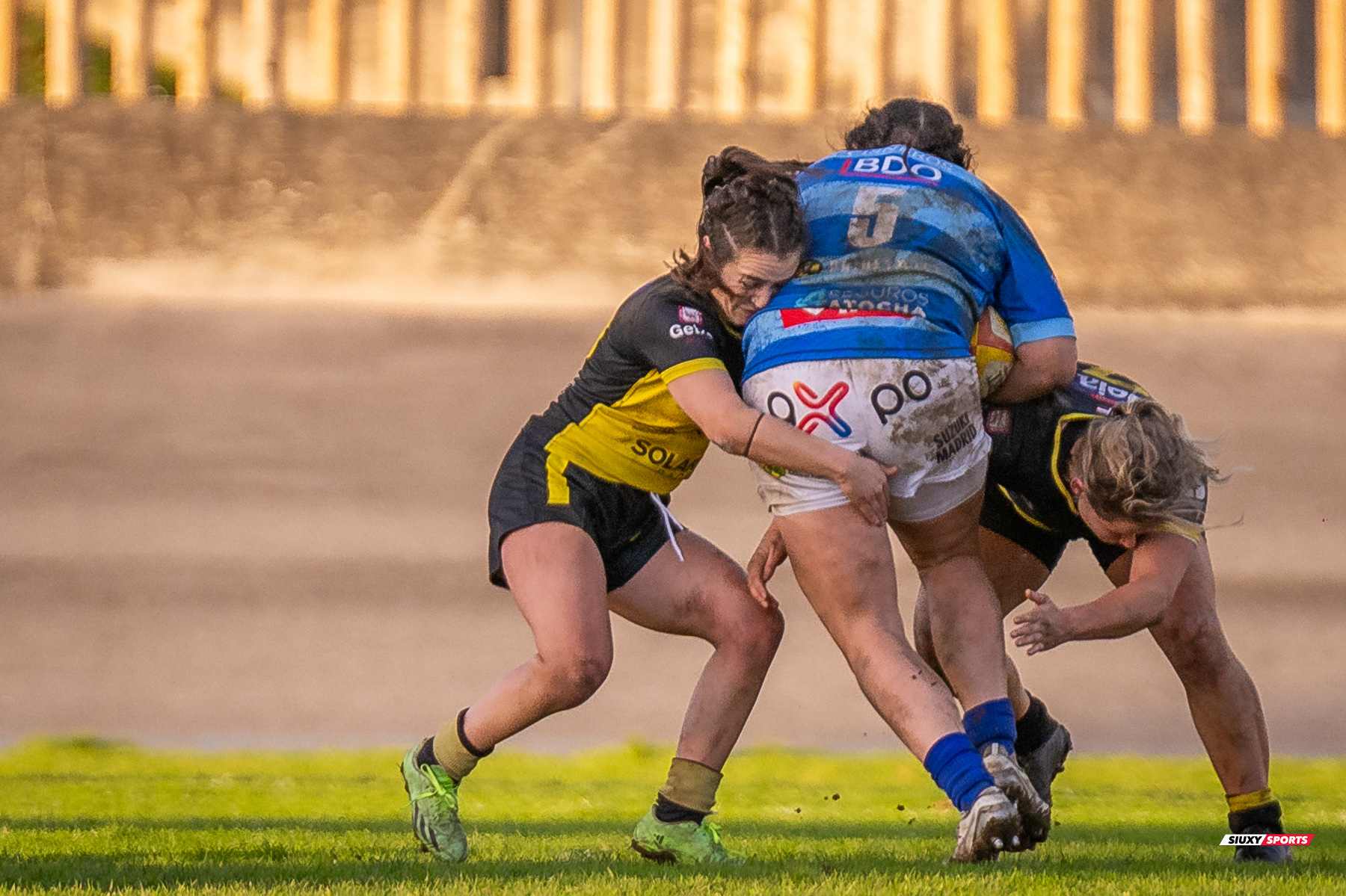  Getxo Artea Rugby Taldea - Club de Rugby Cisneros - Rugby - FER 2024 - DHB F - Getxo Neskak Rt (25) vs (13) Cisneros (#FER24DHBGNCIS02) Photo by: Fredy Monfoto | Siuxy Sports 2024-02-17