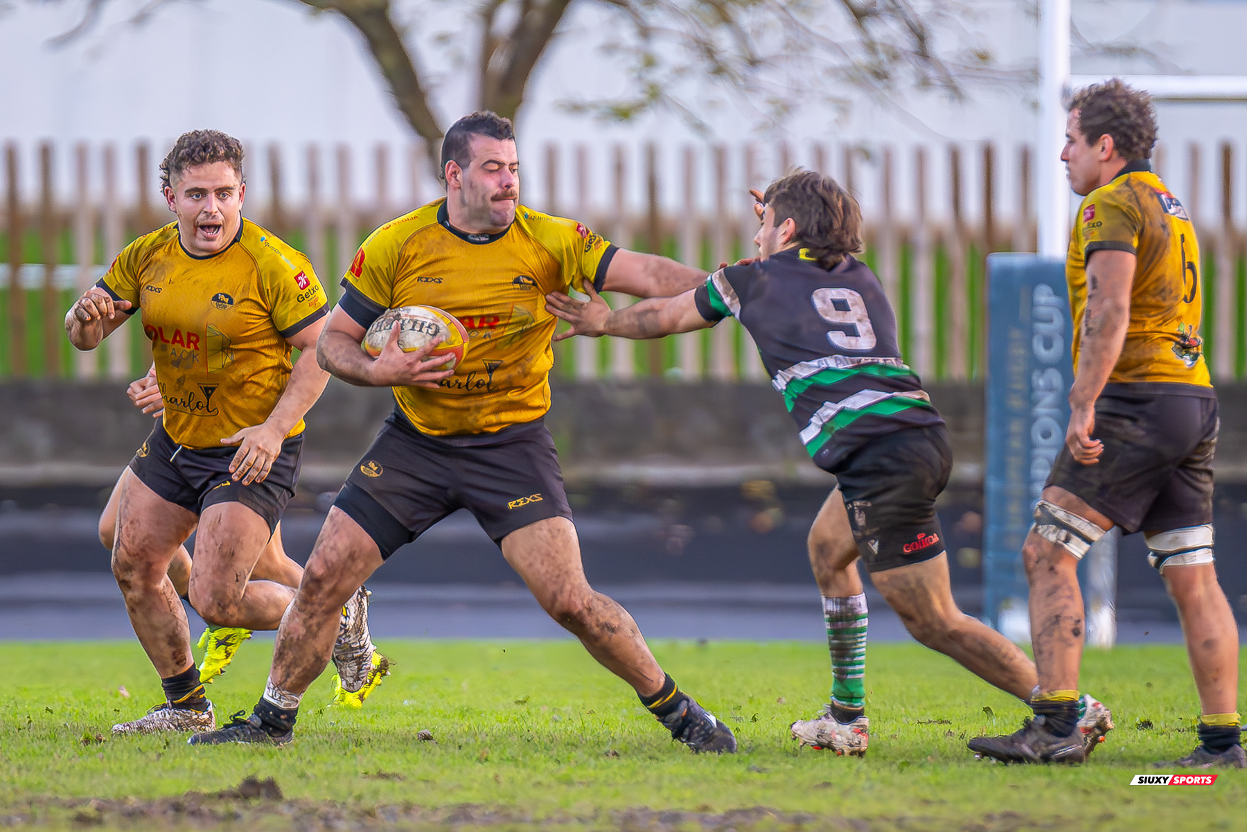 Euken DE IRALA EGUREN - Gonzalo DE LA FUENTE QUINTANA -  Getxo Artea Rugby Taldea - La Única Rugby Taldea - Rugby - FER 2024 - DHB - Getxo RT (91) vs (0) La Unica RT (#FER24DHBGRTLUR11) Photo by: Fredy Monfoto | Siuxy Sports 2023-11-04