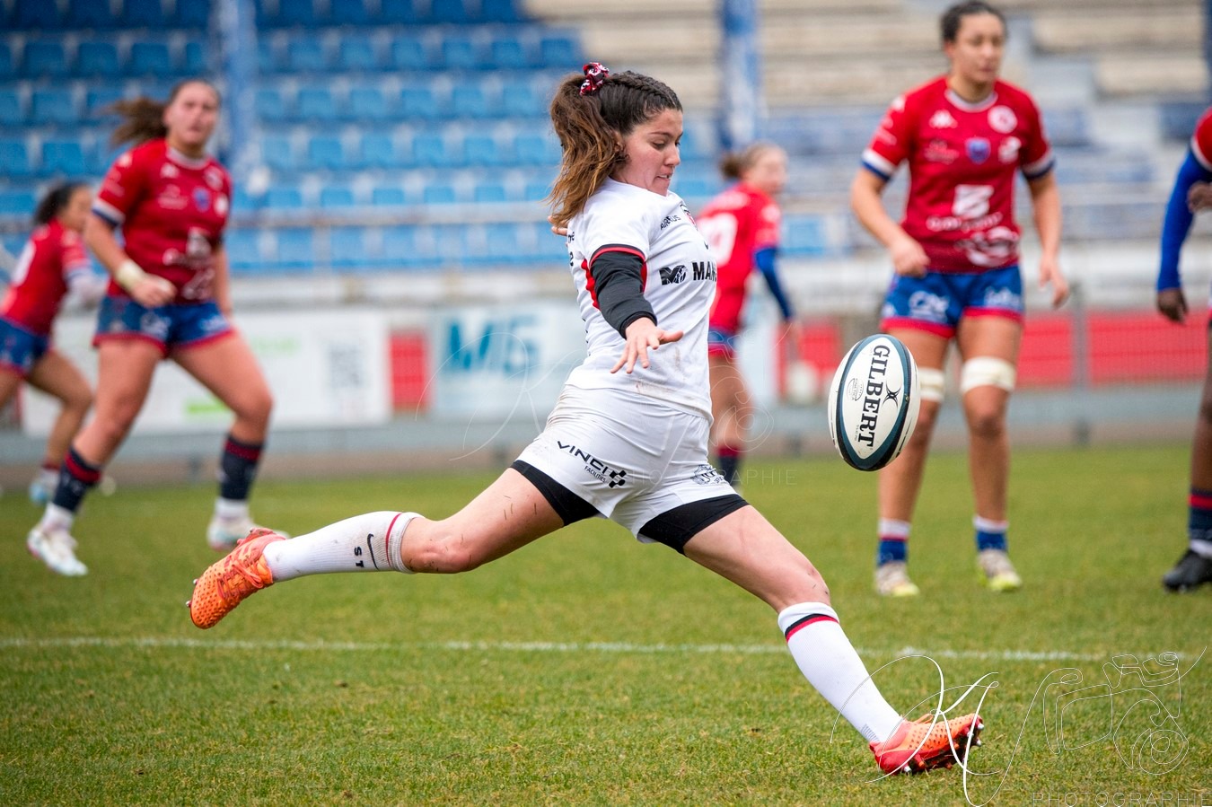  FC Grenoble Rugby - Stade Toulousain - Rugby - FFR 2024 - Élite 1 Fém - FC Grenoble (15) vs (15) Stade Toulousain RF (#FFR24E1FFCGST12) Photo by: Karine Valentin | Siuxy Sports 2024-12-07