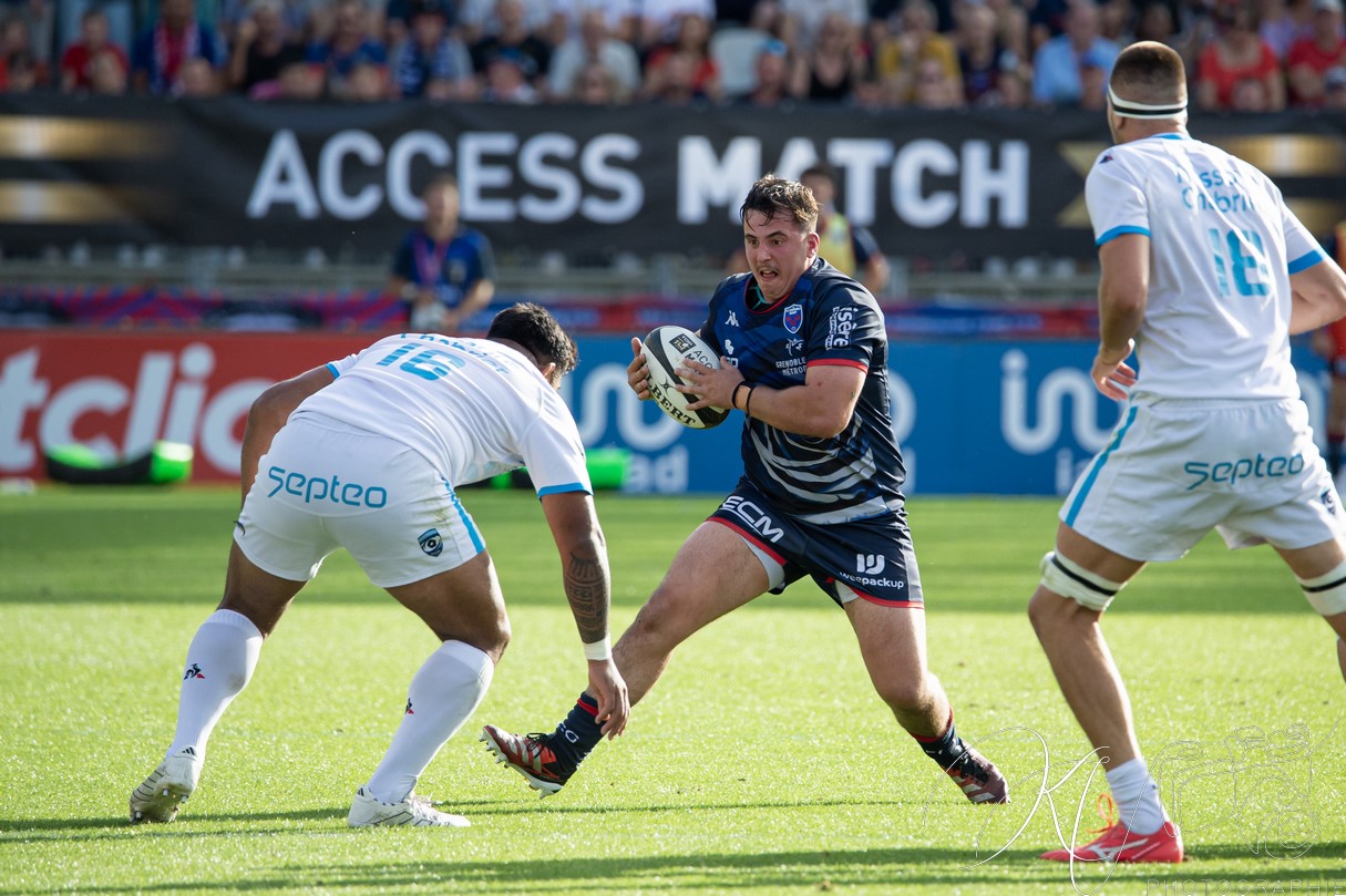  FC Grenoble Rugby - Montpellier Hérault Rugby - Rugby - FFR - 2024 - Access Match -  FC Grenoble (18) vs (20) Montpellier (#FFR24FCGMHR06) Photo by: Karine Valentin | Siuxy Sports 2024-06-16