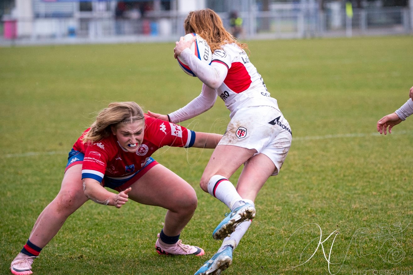  FC Grenoble Rugby - Stade Toulousain - Rugby - FFR 2024 - Élite 1 Fém - FC Grenoble (15) vs (15) Stade Toulousain RF (#FFR24E1FFCGST12) Photo by: Karine Valentin | Siuxy Sports 2024-12-07