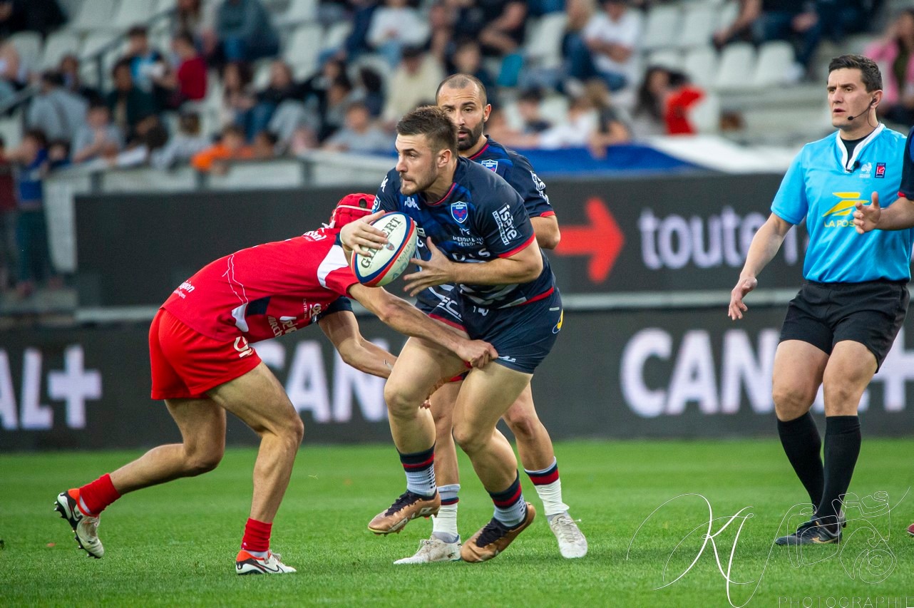 Romain FUSIER -  FC Grenoble Rugby - Stade Aurillacois - Rugby - FFR - 2024 PRO D2 - FC Grenoble (55) vs (10) Aurillac (#PD224T14FCGAUR04) Photo by: Karine Valentin | Siuxy Sports 2024-04-12