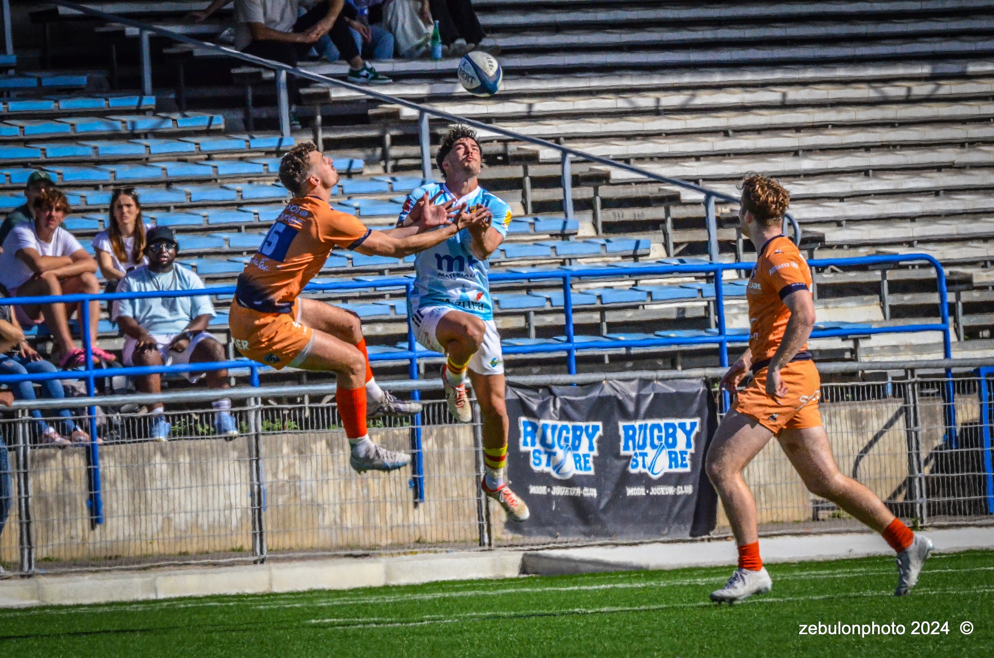  Montpellier Hérault Rugby - US Arlequins Perpignanais - Rugby - 2024 Espoirs - Montpellier (18) vs (7) Perpignan (#ESP24MHRUSAP03) Photo by: Photo Zebulon | Siuxy Sports 2024-03-16