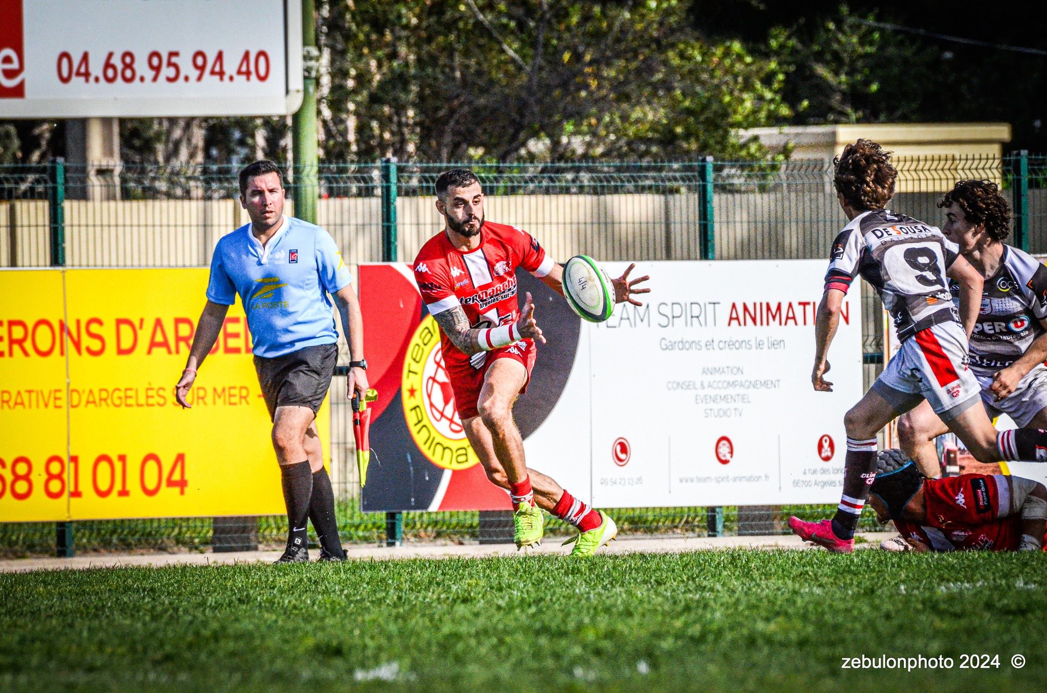  Étoile Sportive Catalane - Football Club Villefranchois - Lauragais - Rugby - FFR -  Fed 2 2024 - Etoile Sportive Catalane vs FC Villefranchois (#FFR24F2ESCFCV03) Photo by: Photo Zebulon | Siuxy Sports 2024-03-23
