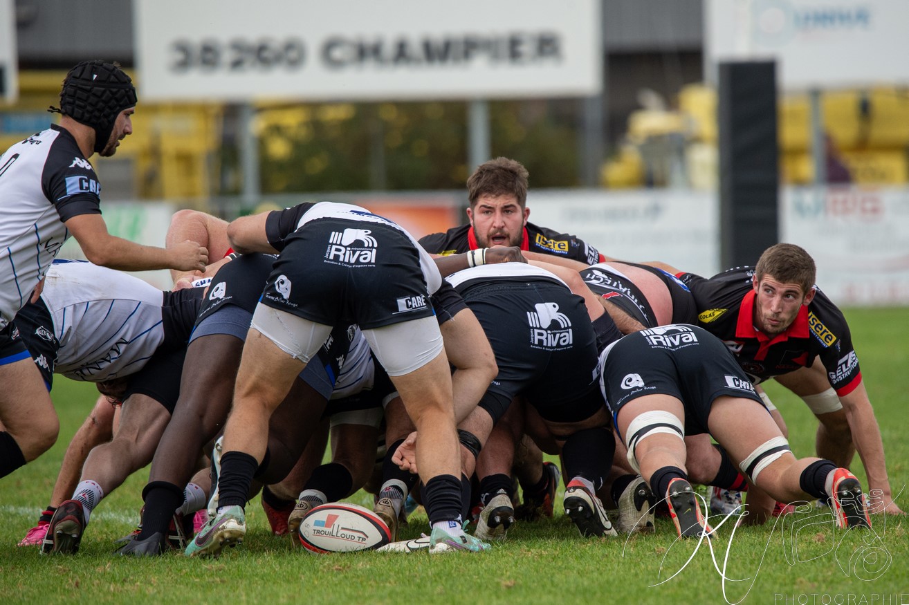  Bièvre Saint-Geoirs RC - US Vinay - Rugby - FFR 2024 Fed2 - Bievre SG vs US Vinay (#FFR24F2BSGUSV09) Photo by: Karine Valentin | Siuxy Sports 2024-09-22
