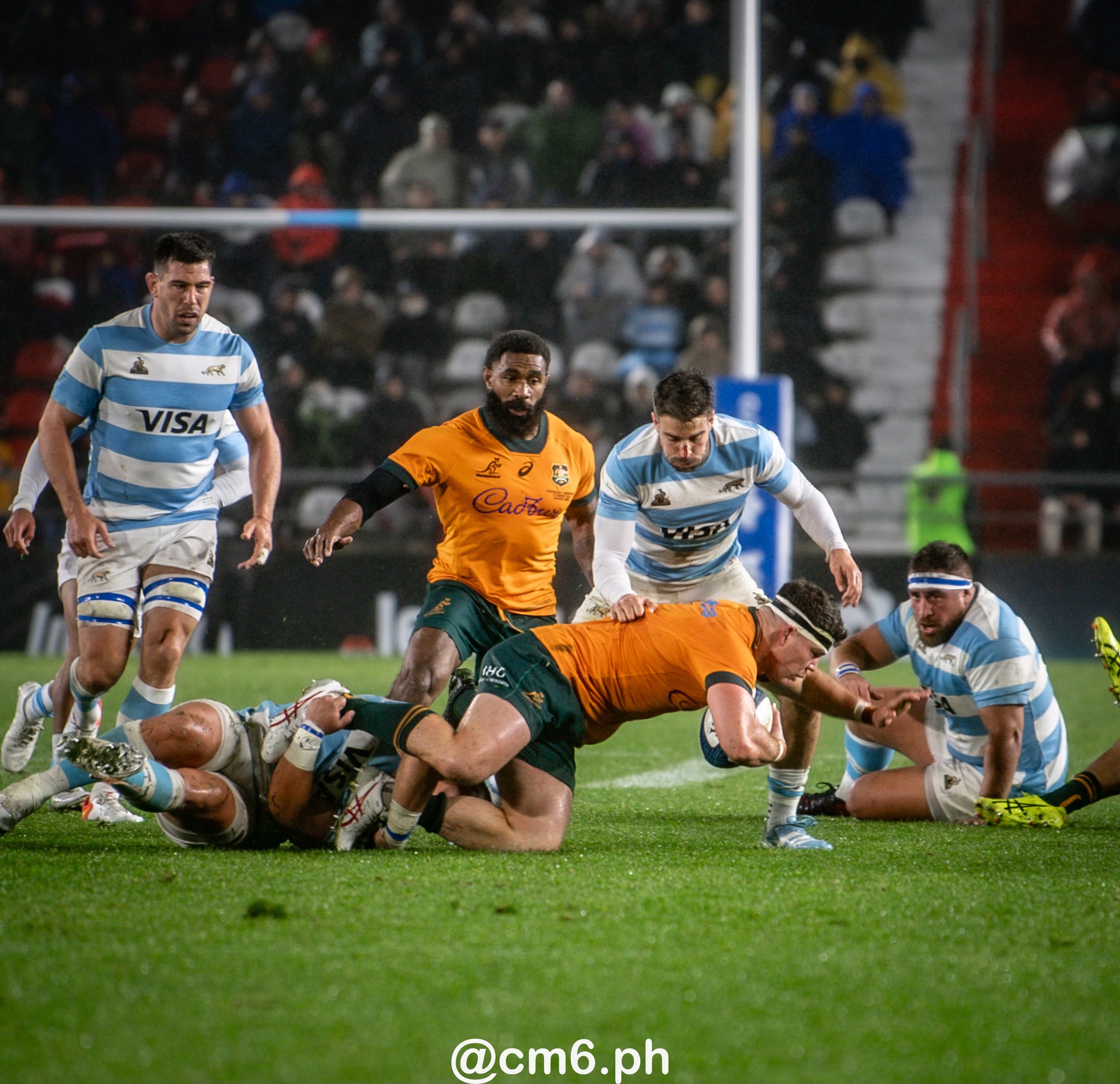  Selección Argentina de Rugby XV - Australia national rugby union team (M) - Rugby - Rugby Championship 2024 - Argentina Pumas (19) vs (20) Australia Wallabies (#CHAMP24R3ARGAUS) Photo by: Christian Mas | Siuxy Sports 2024-08-31