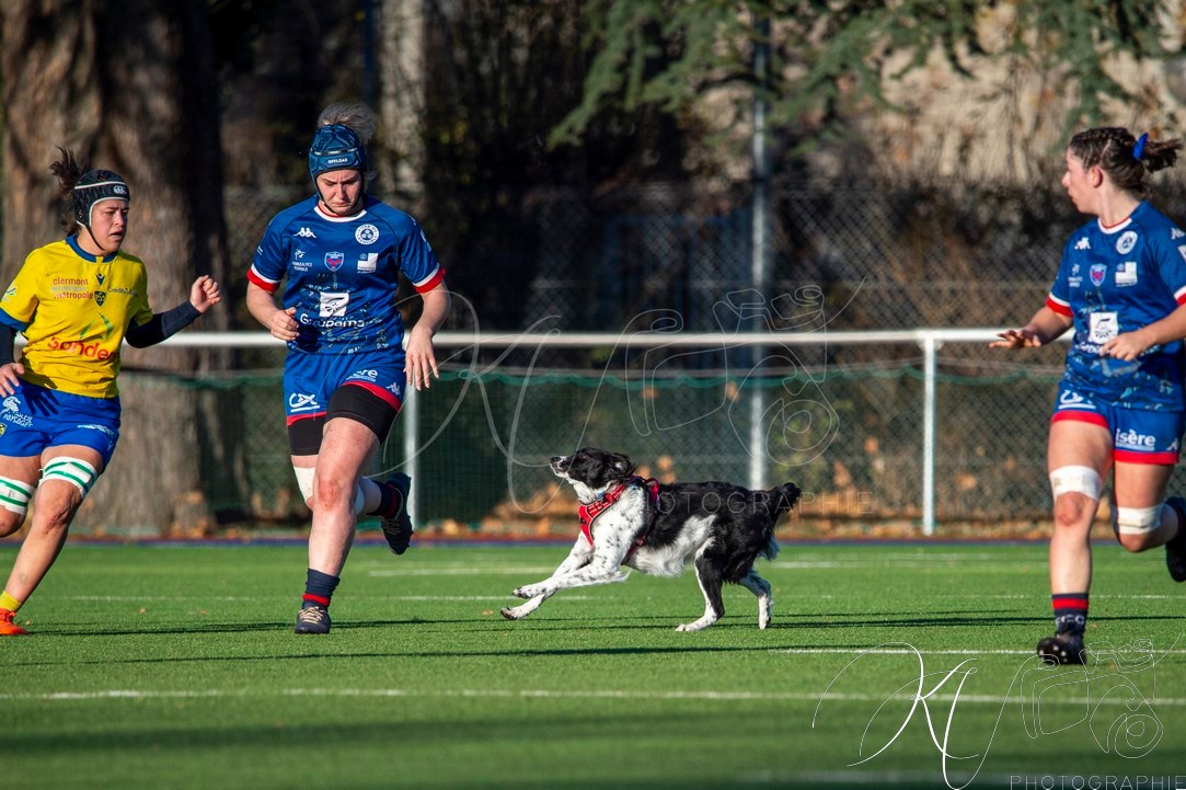  FC Grenoble Rugby - ASM Romagnat rugby féminin - Rugby - FFR 2024 - Réserve Élite - FCG Amazones vs ASM Romagnat (#FFR24REFCGASMR11) Photo by: Karine Valentin | Siuxy Sports 2024-11-30