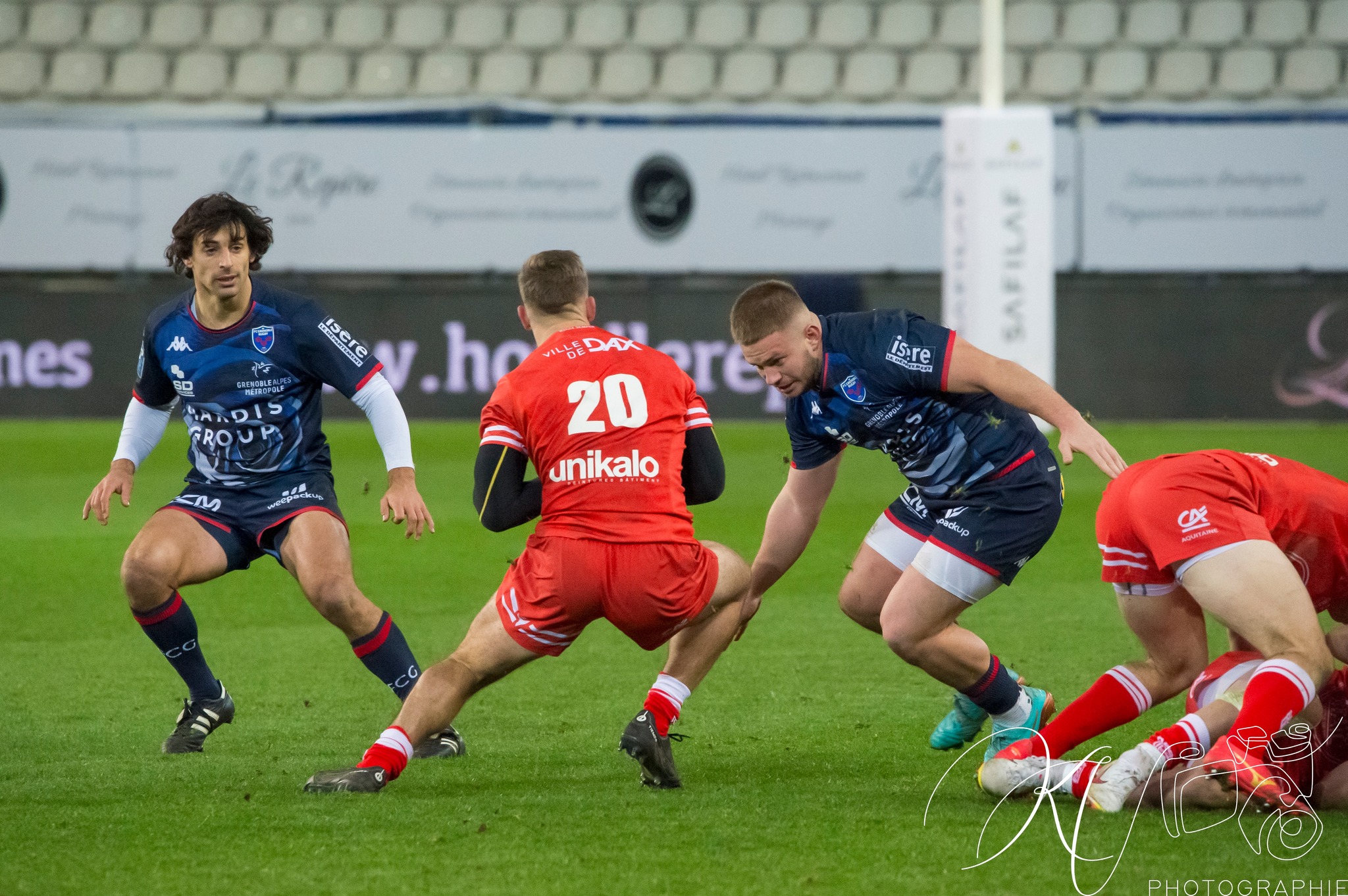 Mathis SARRAGALLET -  FC Grenoble Rugby - US Dax - Rugby - Pro D2 - FC Grenoble (24) vs (27) US Dax (#PD224FCGDAX01) Photo by: Karine Valentin | Siuxy Sports 2024-01-19